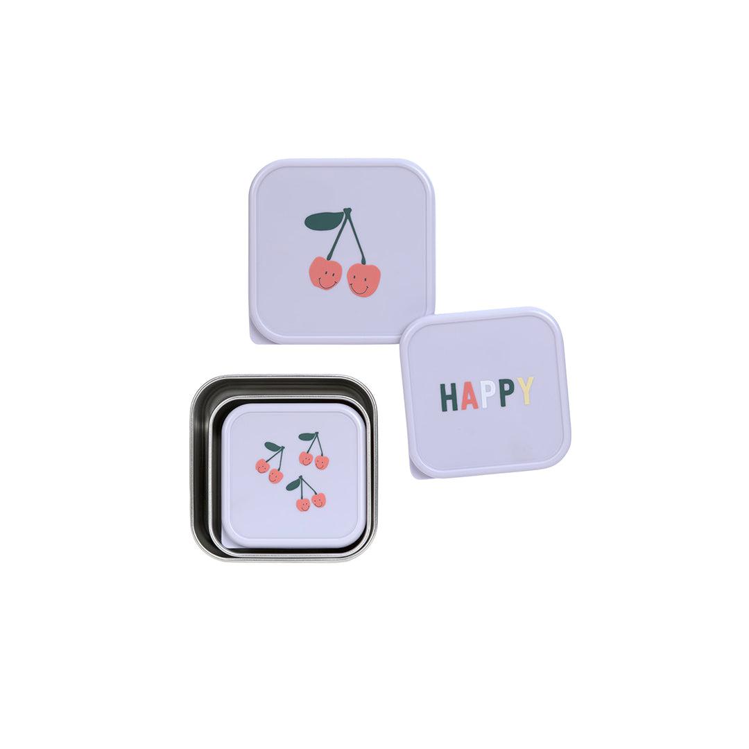  Lassig Snackbox Stainless Steel - Happy Fruits - Cherry、mySite、merchandisen