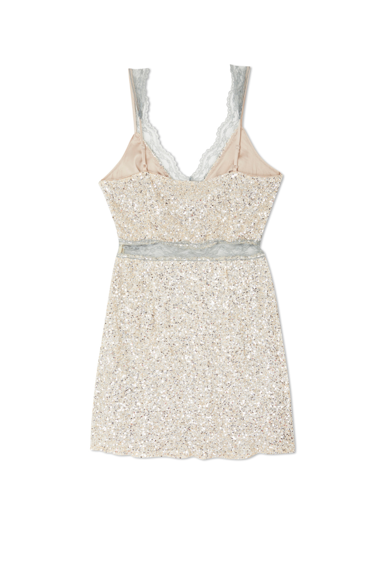 Silver Sequin Mini Mimi Dress、mySite、solidvoid