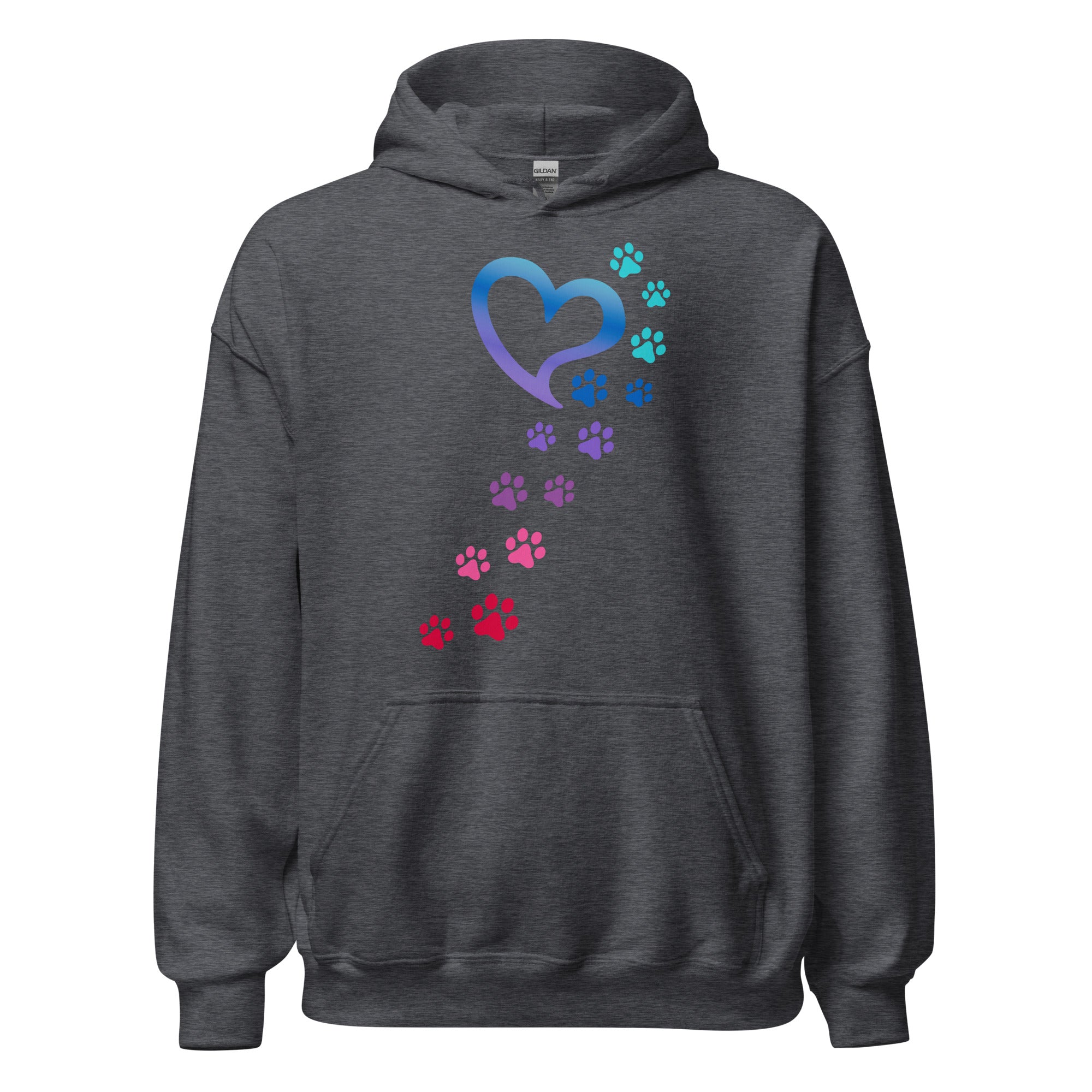Rainbow Paws To My Heart Hoodie、mySite、camillekostekn