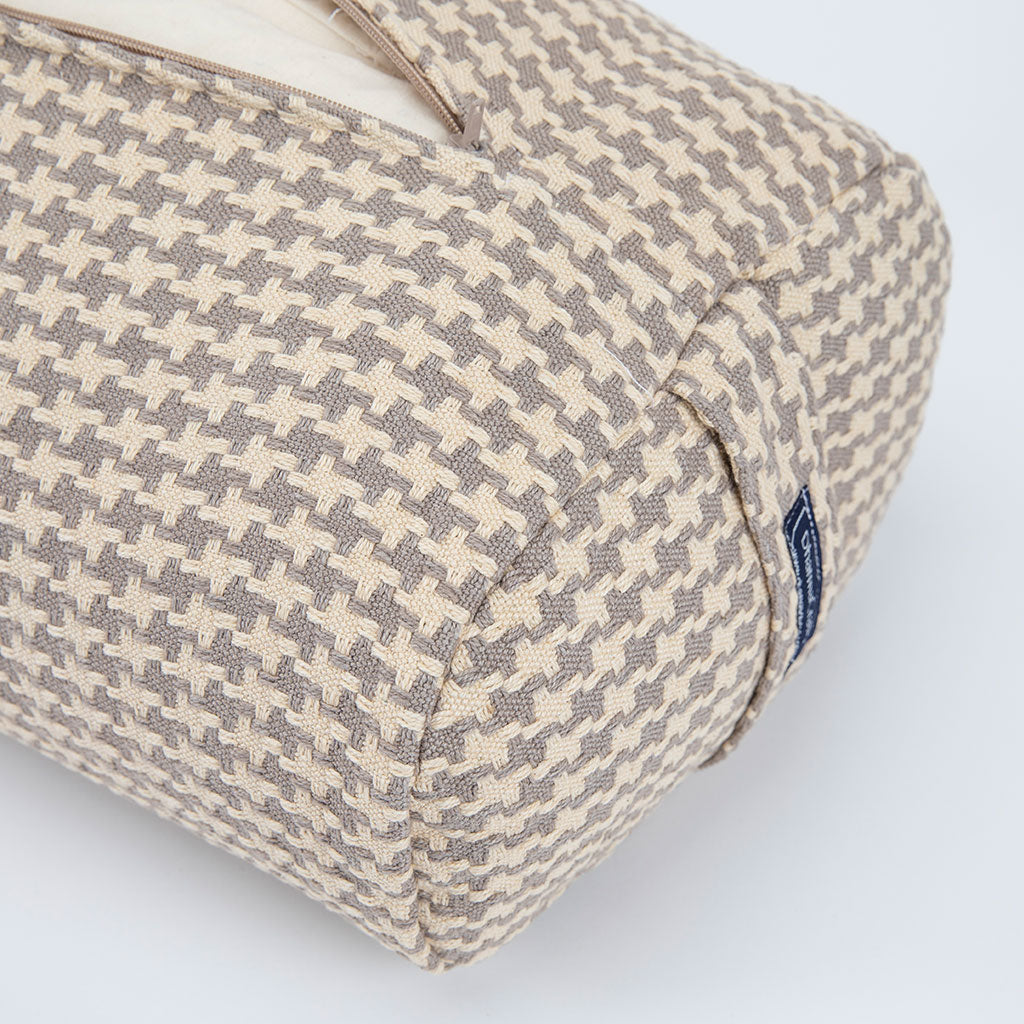 Houndstooth Beige Bolster - COVER ONLY、mySite、topwebapps