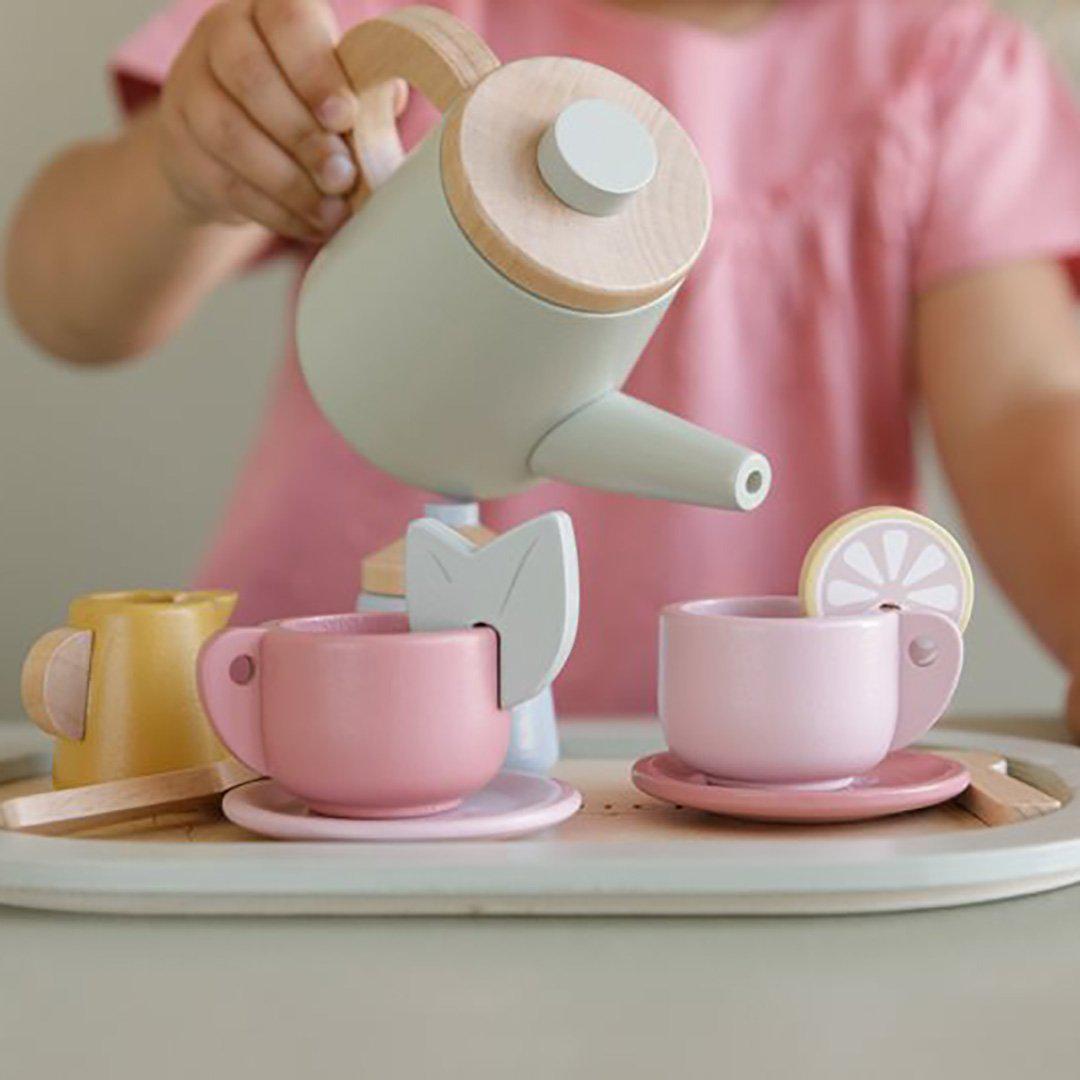  Little Dutch Wooden Tea Service Set - Multi、mySite、merchandisen