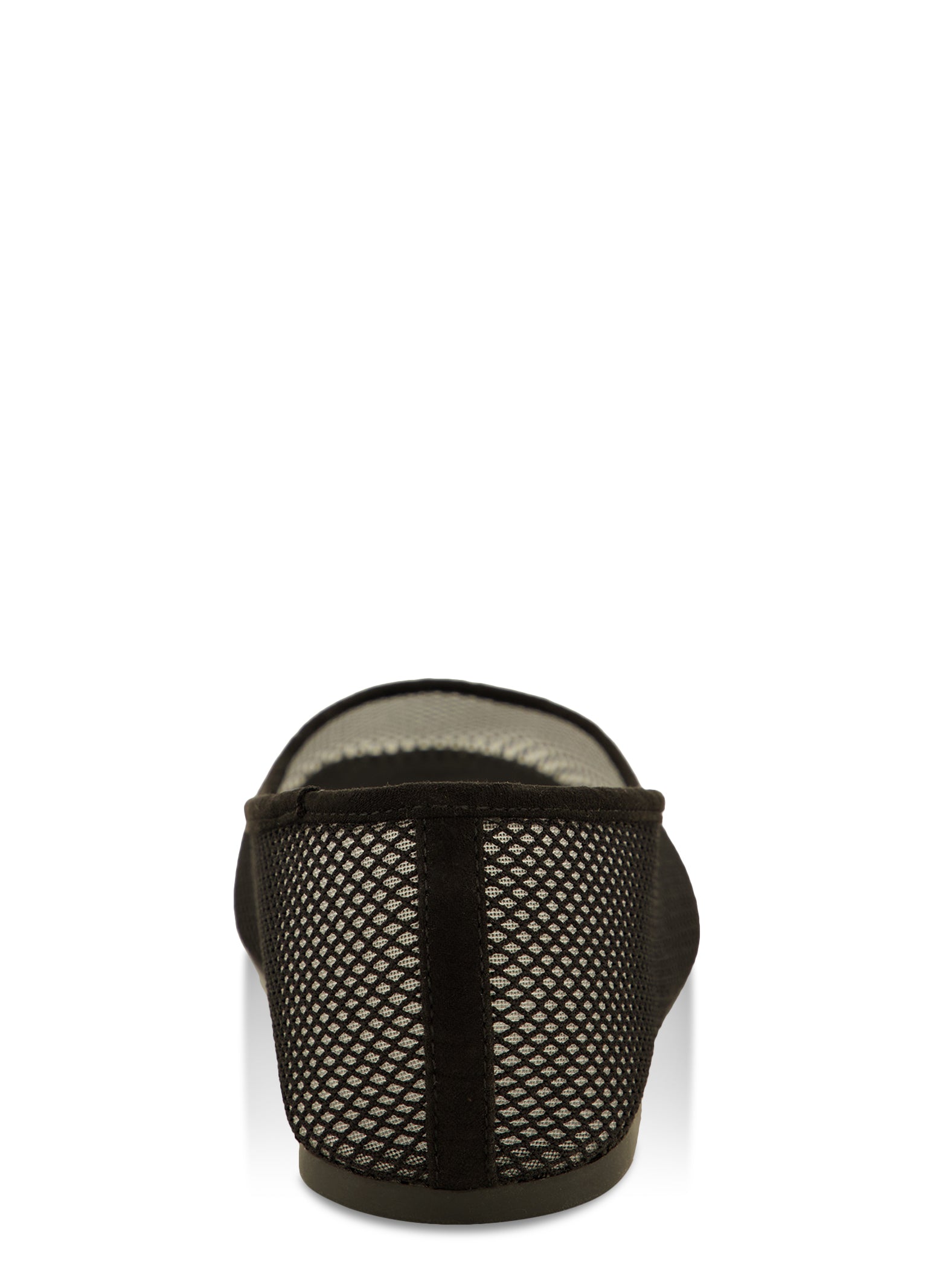 Fishnet Mesh Lined Ballerina Flats、mySite、camillekostekn