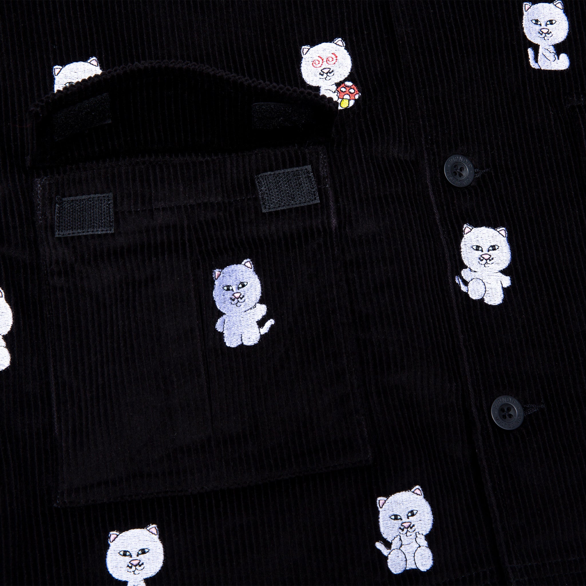  Hello Nermy Corduroy Jacket (Black)、mySite、merchandisen