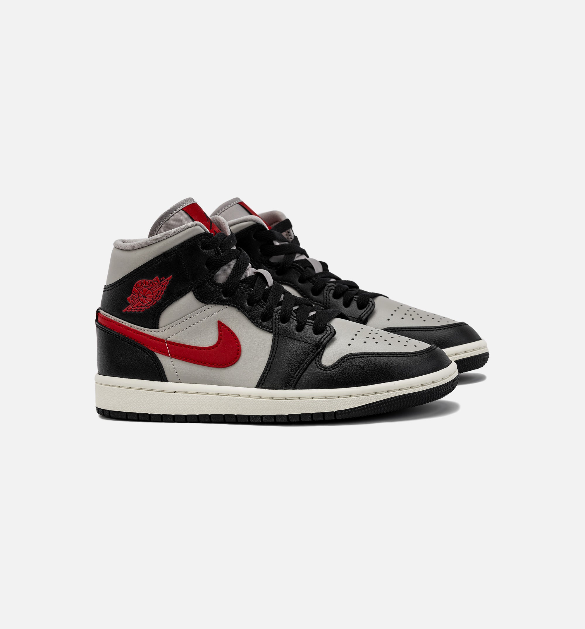 Air Jordan 1 Retro Mid Womens Lifestyle Shoe - Black/Red、mySite、dreamappss