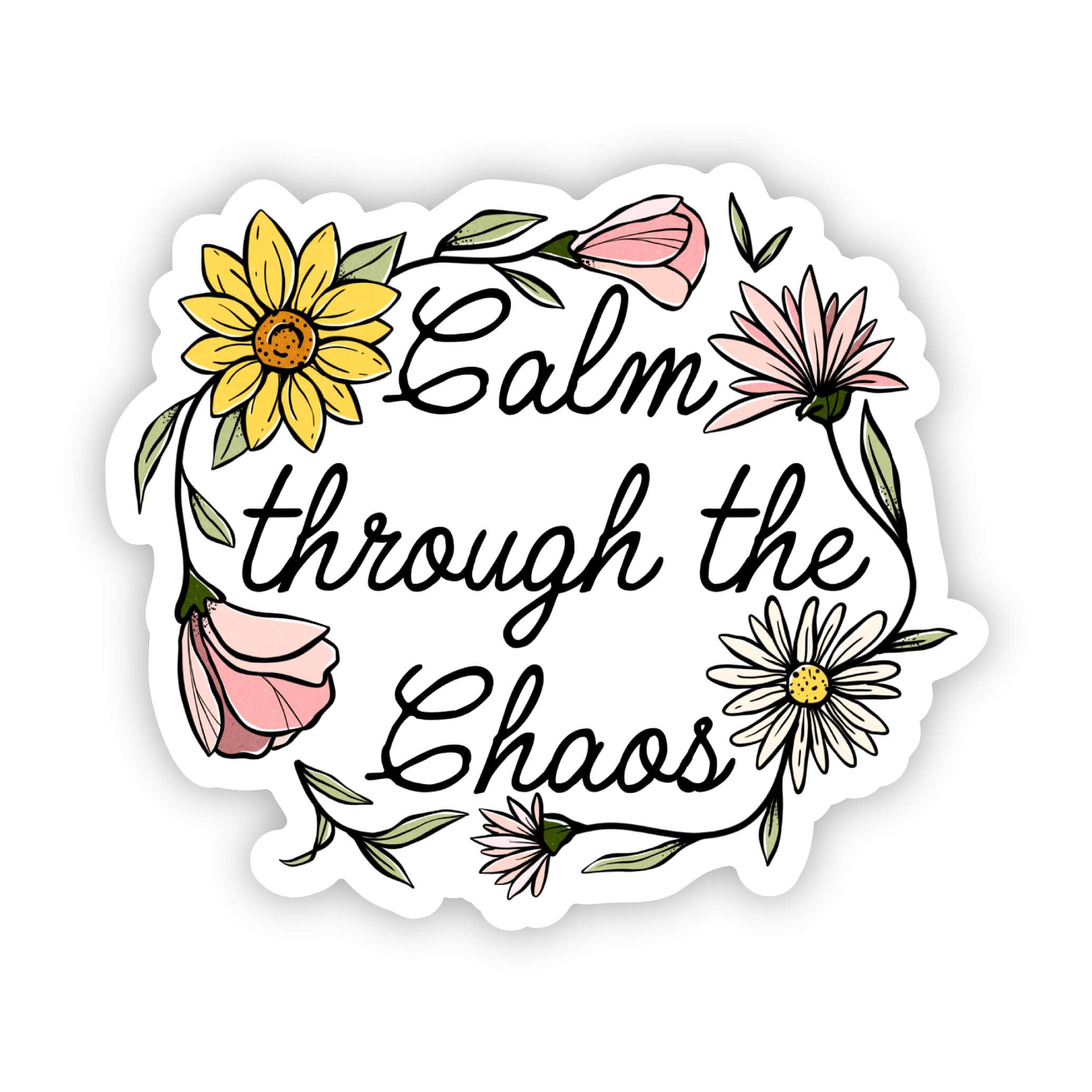  Calm through the chaos sticker、mySite、ghnorth