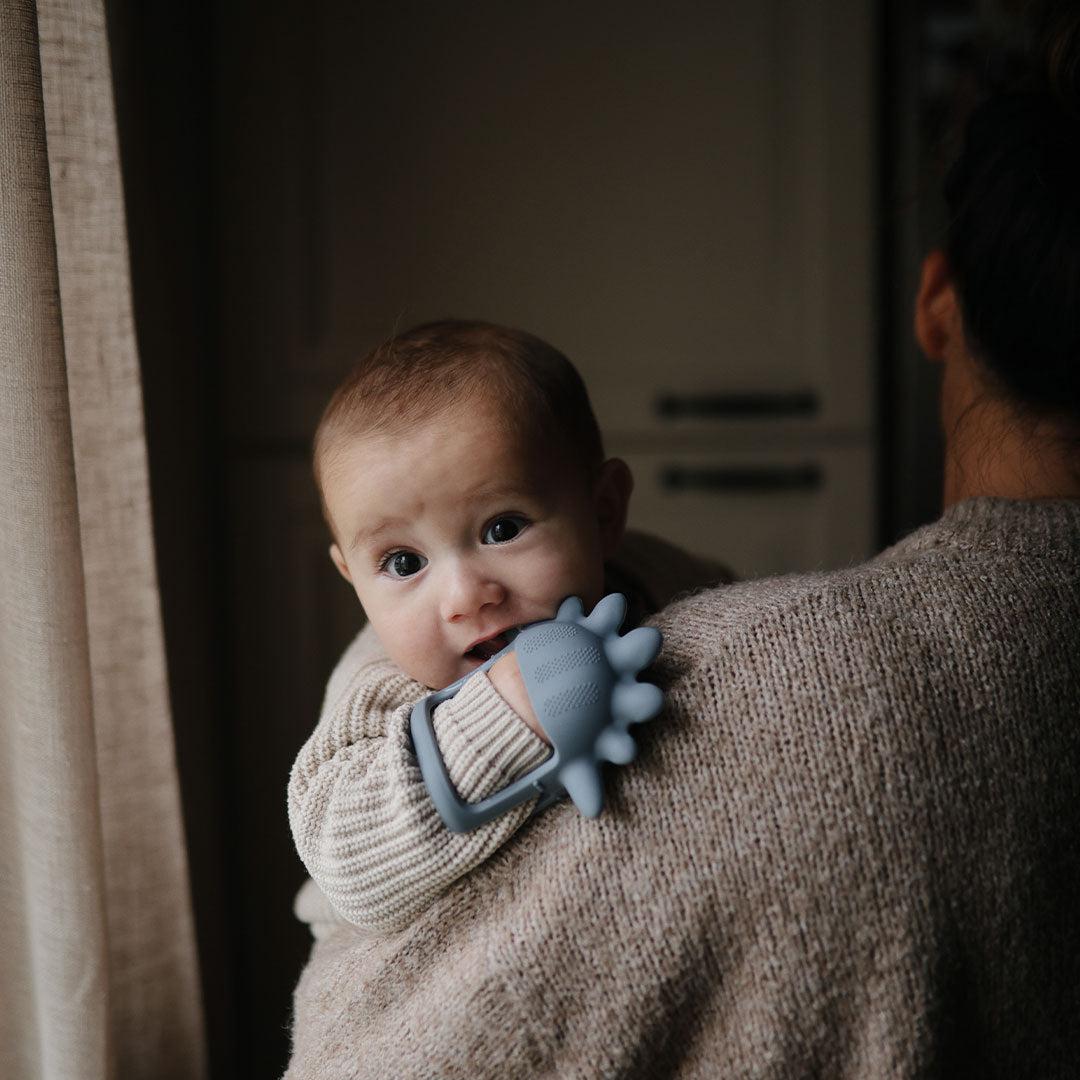  Mushie No-Drop Dino Sensory Teether - Tradewinds、mySite、merchandisen