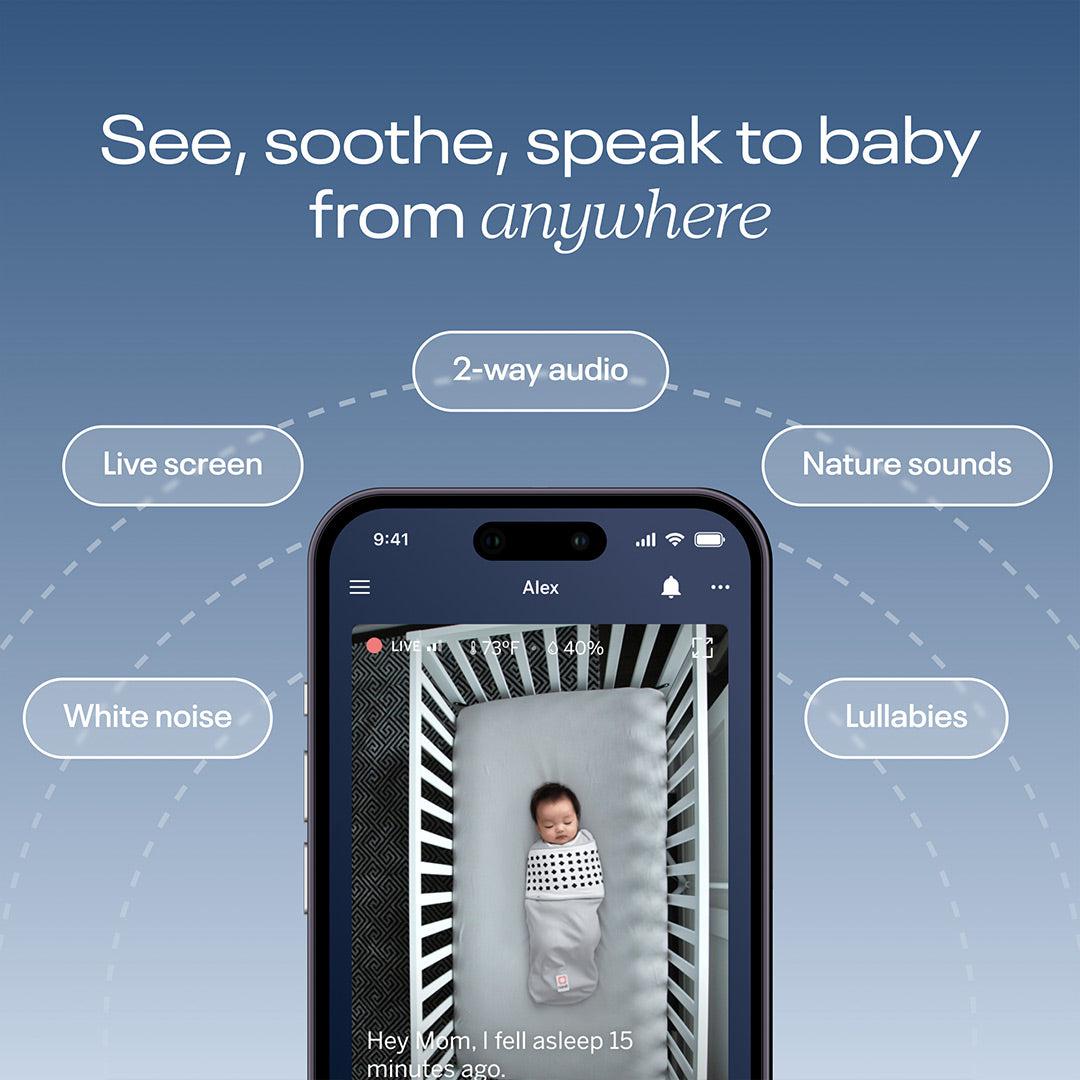  Nanit Pro Baby Monitor + Wall Mount - White、mySite、merchandisen