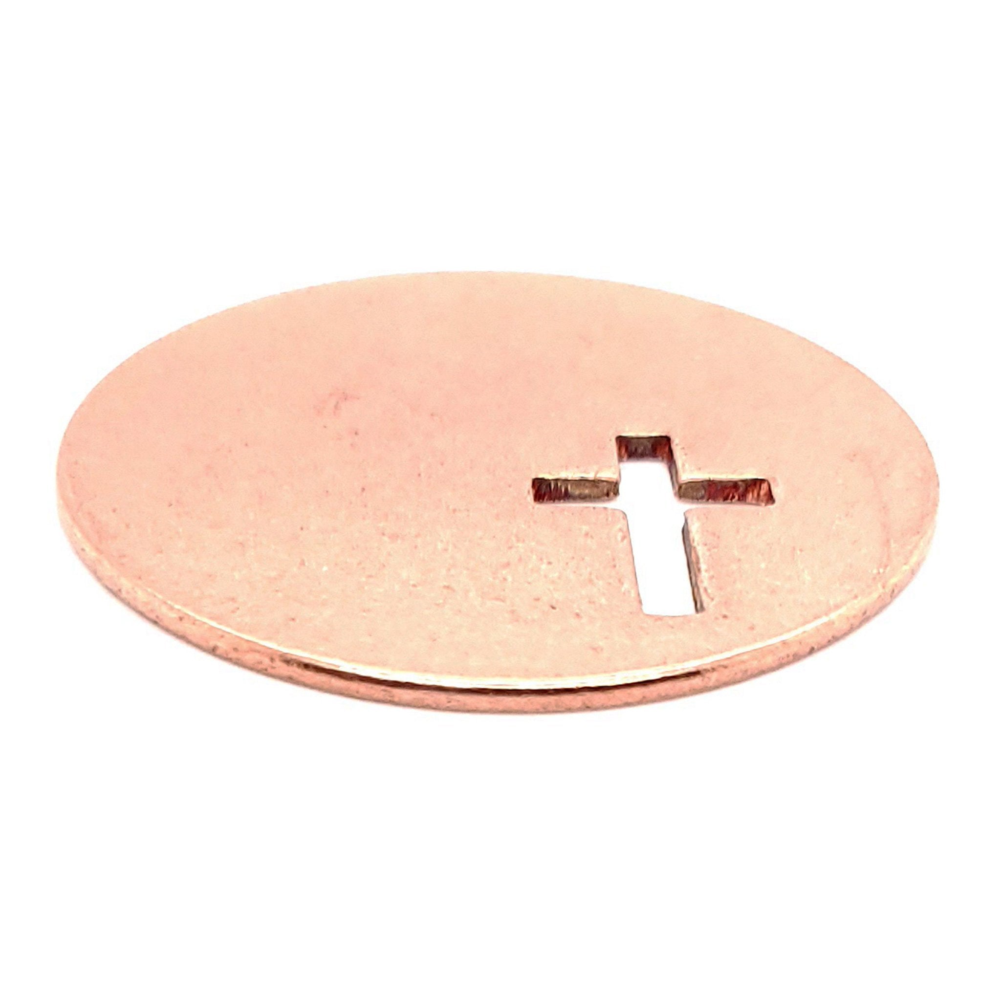 Copper Blank Round Cross Cutout Pendant / SBB0183、mySite、dreamappss