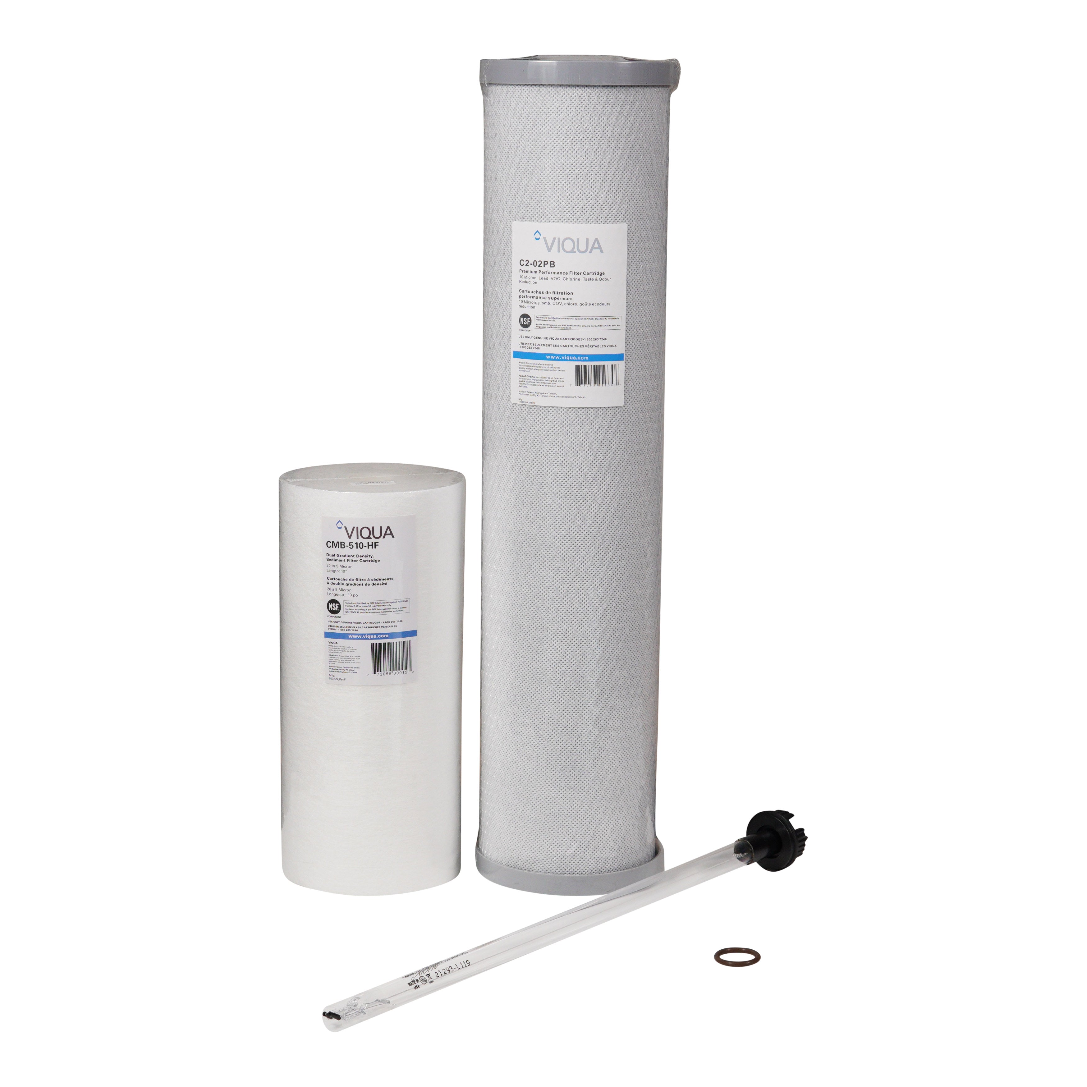 Viqua IHS12-D4 Genuine Replacement UV Lamp and Filters、mySite、noshort