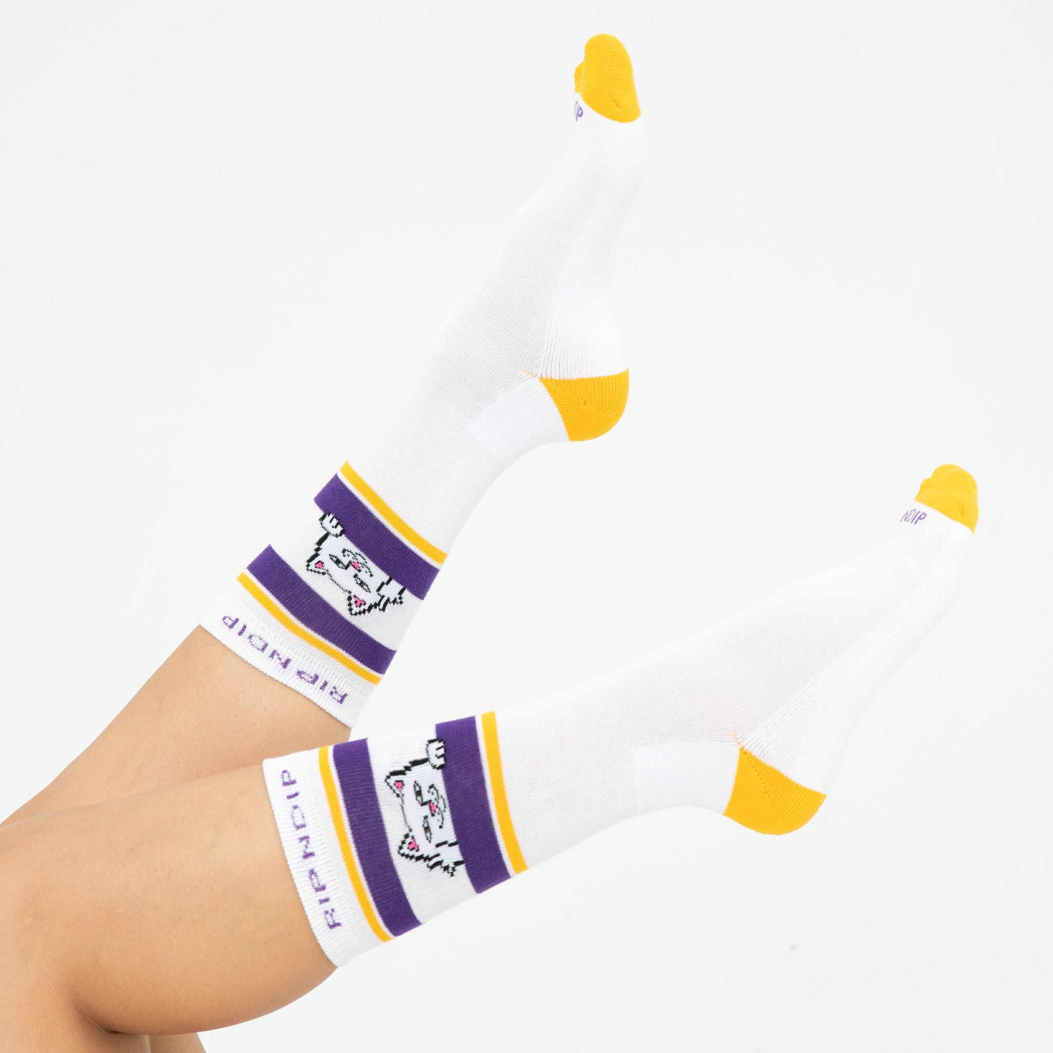  Peeking Nermal Socks (Purple/Gold)、mySite、merchandisen
