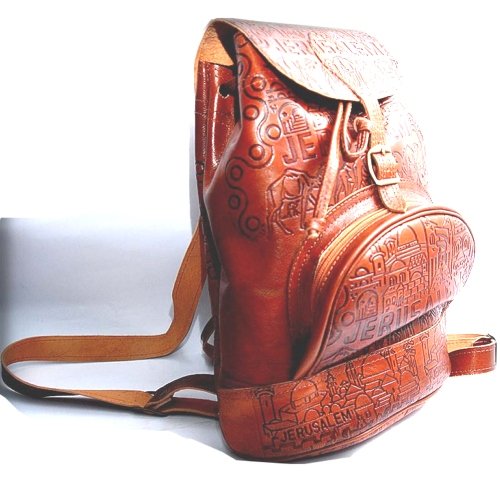 Holy Land Market Leather Back Bag - Small (25 cm OR 10 inches)、mySite、topwebapps