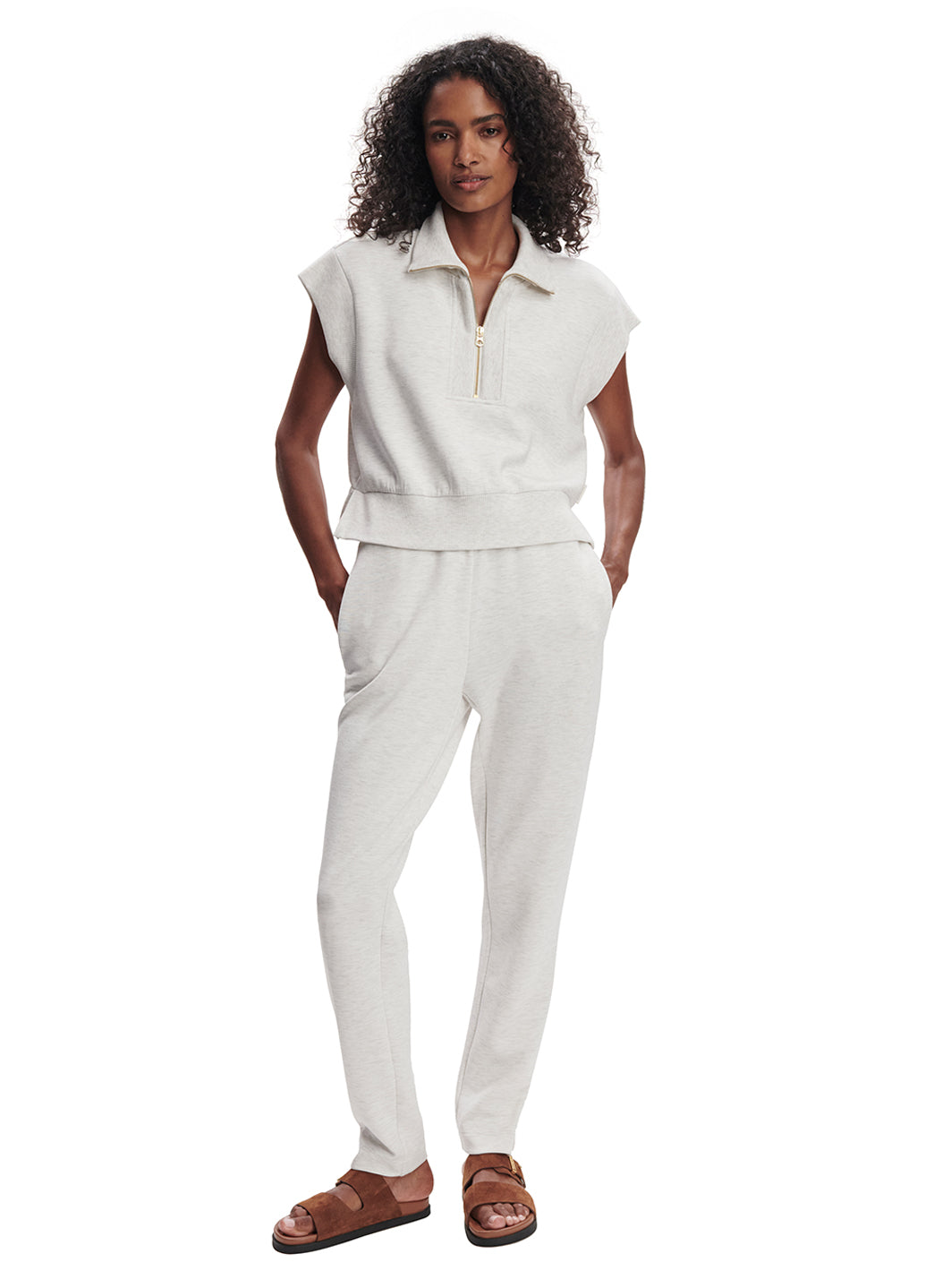 Varley Kelly Half Zip Sweater Top、mySite、noshort