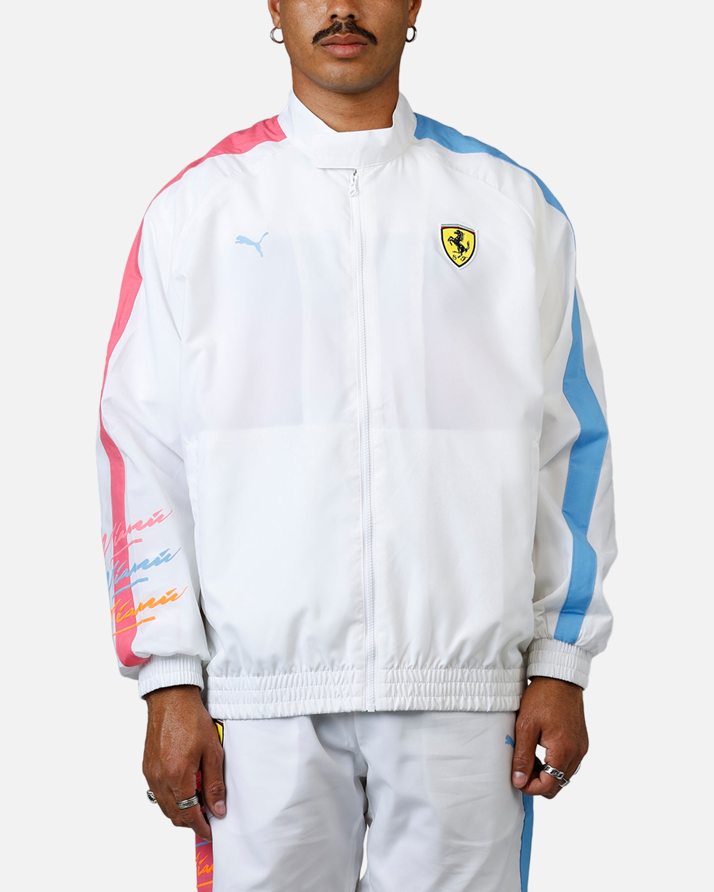 Puma x Scuderia Ferrari Sketches T7 Jacket White、mySite、zt4zffjzw