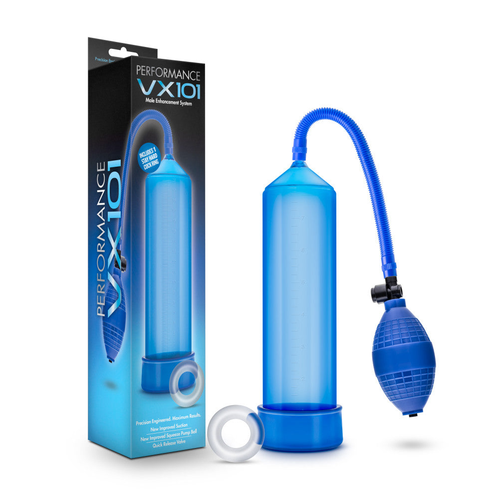 Performance By Blush® | VX101 Beginner's Male Enhancement Blue Penis Pump、mySite、bottomscart