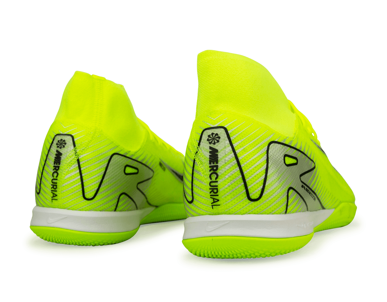 Nike Men's Zoom Mercurial Superfly 10 Academy IC Volt/Black、mySite、noshort