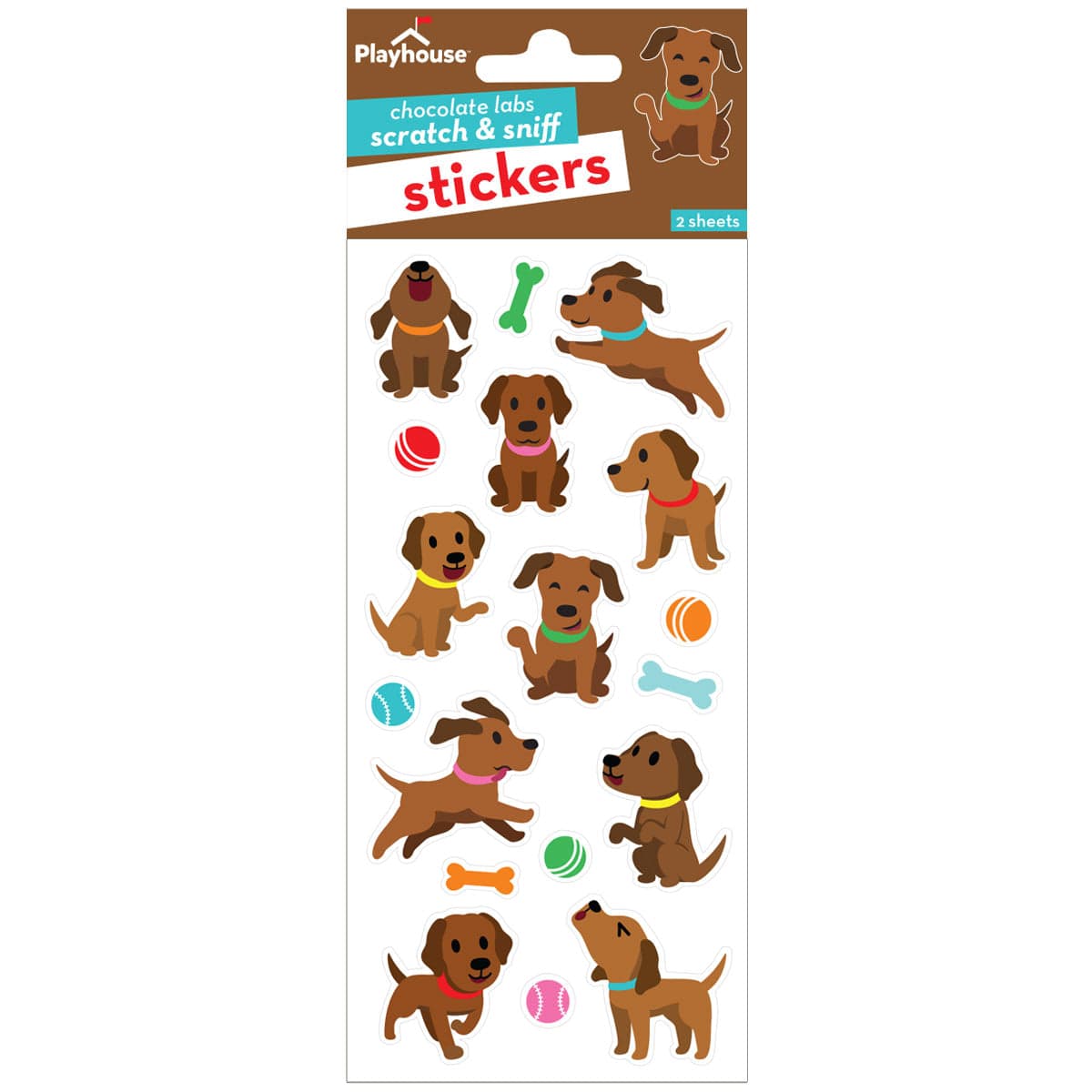  Scratch And Sniff Stickers - Chocolate Labs、mySite、ghnorth