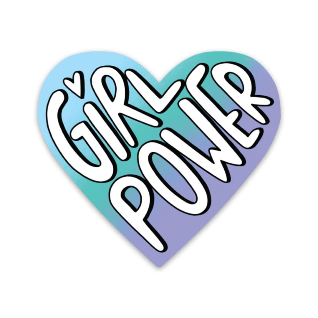  Girl Power Heart Sticker、mySite、elrpsem3k