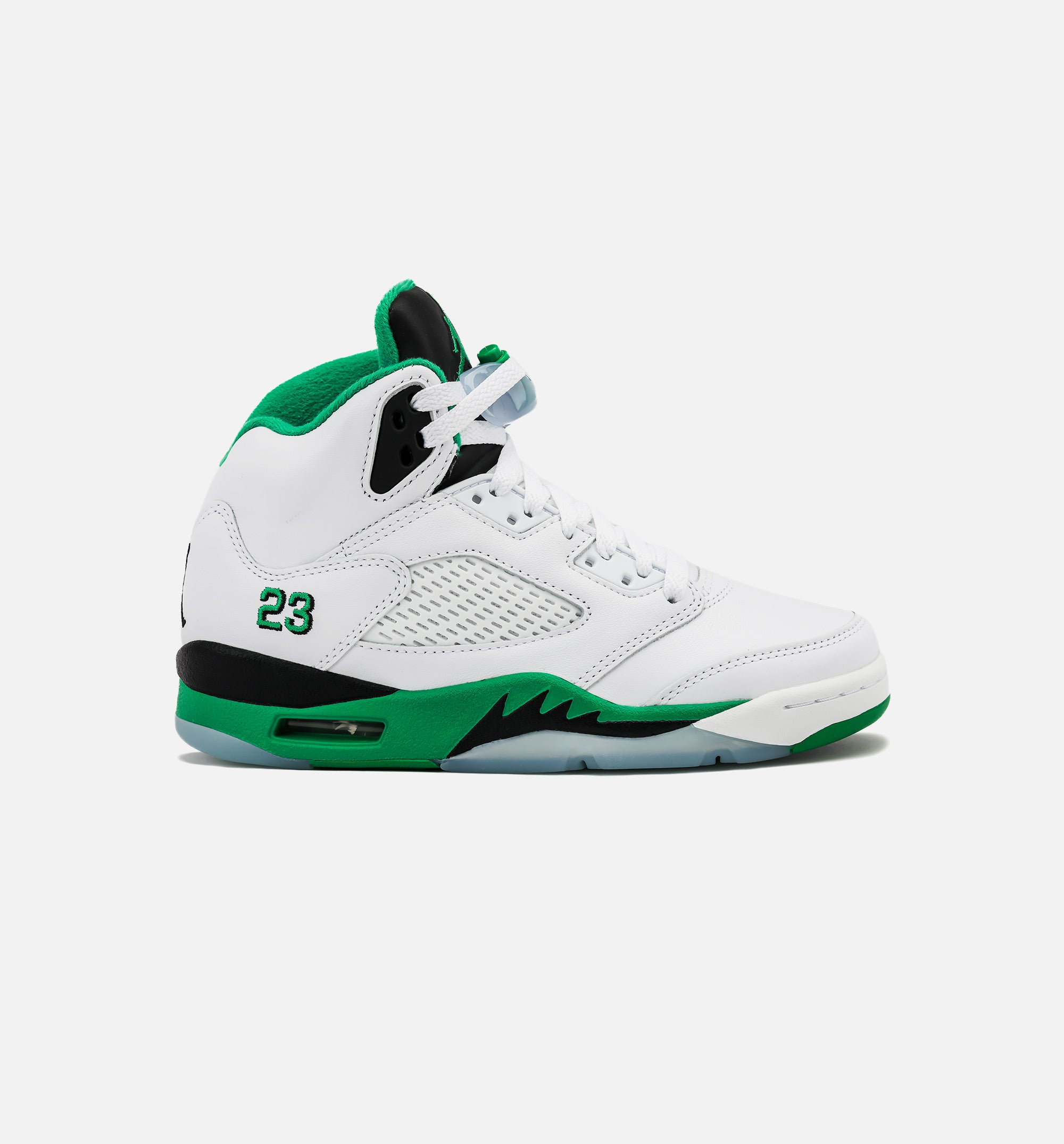 Air Jordan 5 Retro Lucky Green Womens Lifestyle Shoe - White/Lucky Green/Black/Ice Blue、mySite、dreamappss