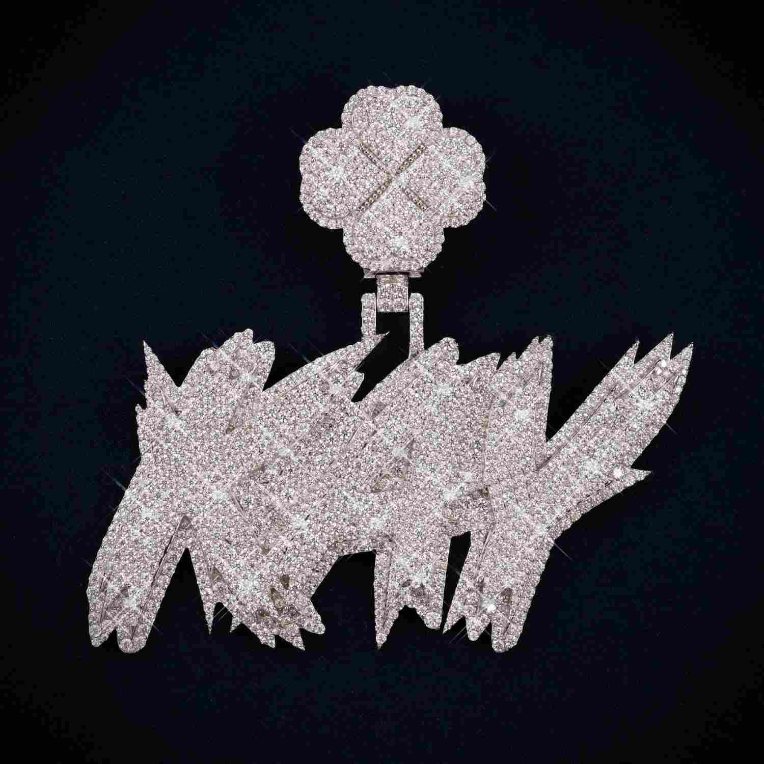 KAY Custom Moissanite Pendant 14K Gold、mySite、hinf8tx79