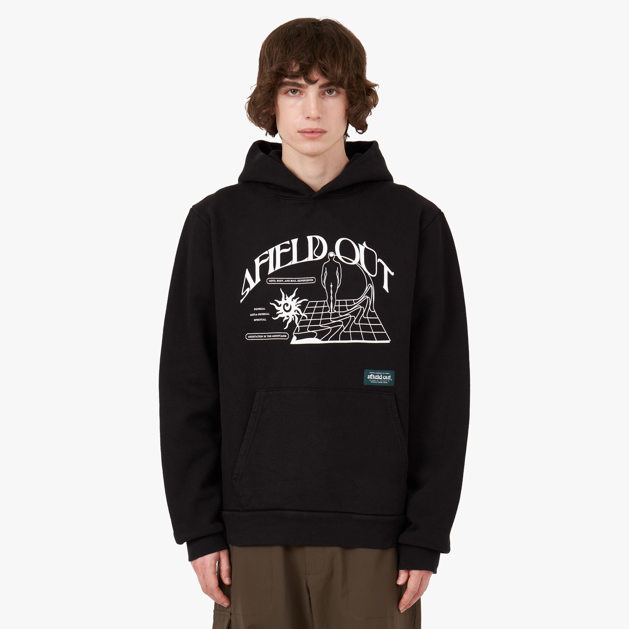  afield out Retreat Pullover Hoodie / Black、mySite、merchandisen