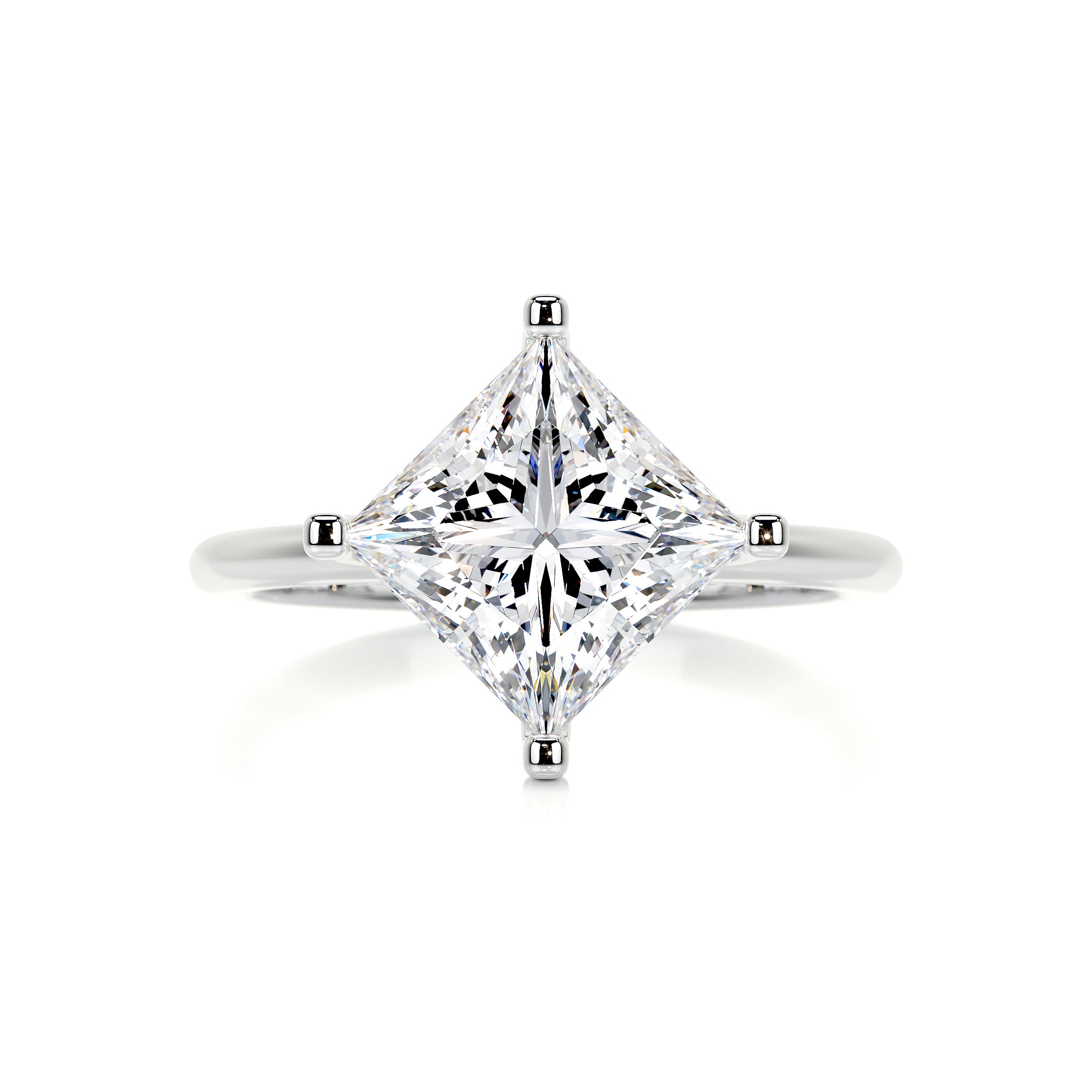Alma Moissanite Ring -14K White Gold、mySite、hinf8tx79