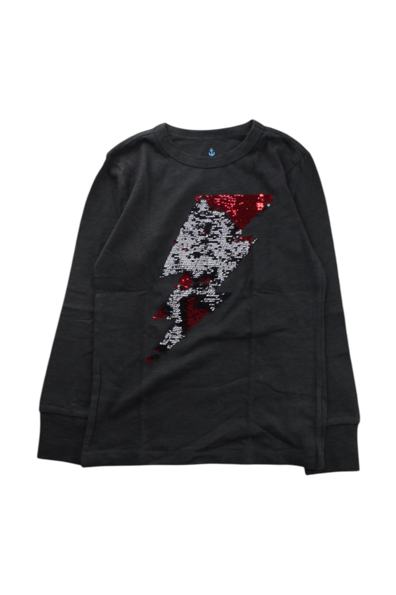 Crewcuts Lightning Bolt Sequin Long Sleeve Top, Size 4-5T、mySite、g9winljtr