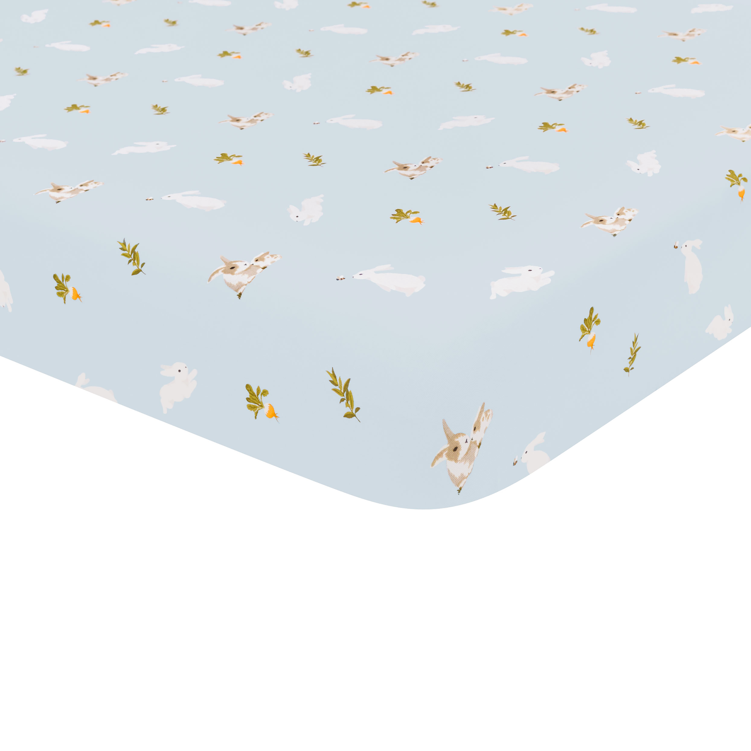  Mini Crib Sheet in Ice Rabbit、mySite、layawaytickets