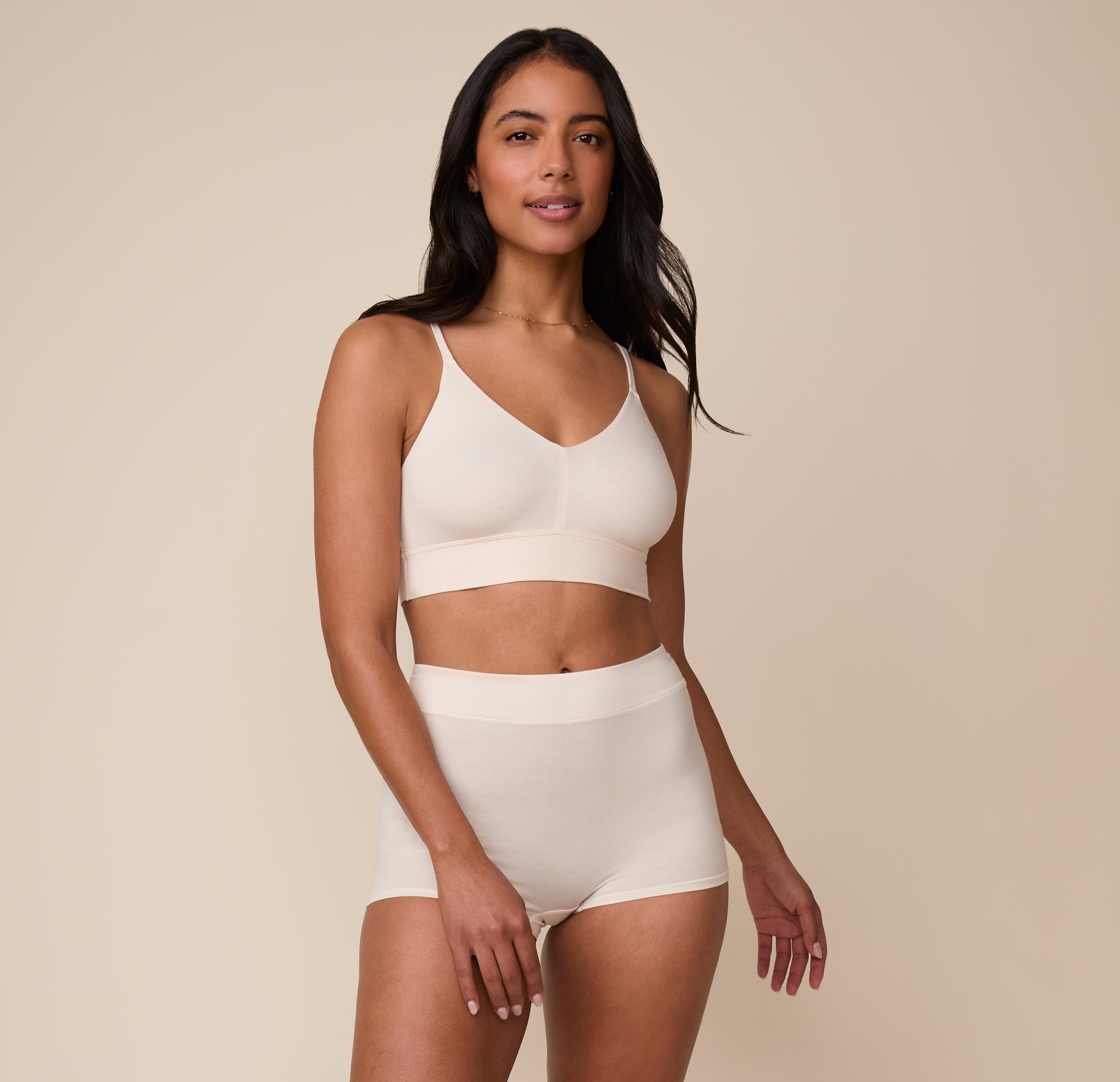 Cloud Cotton Highwaist Boyshort - Quartz、mySite、bengalsvssteelers