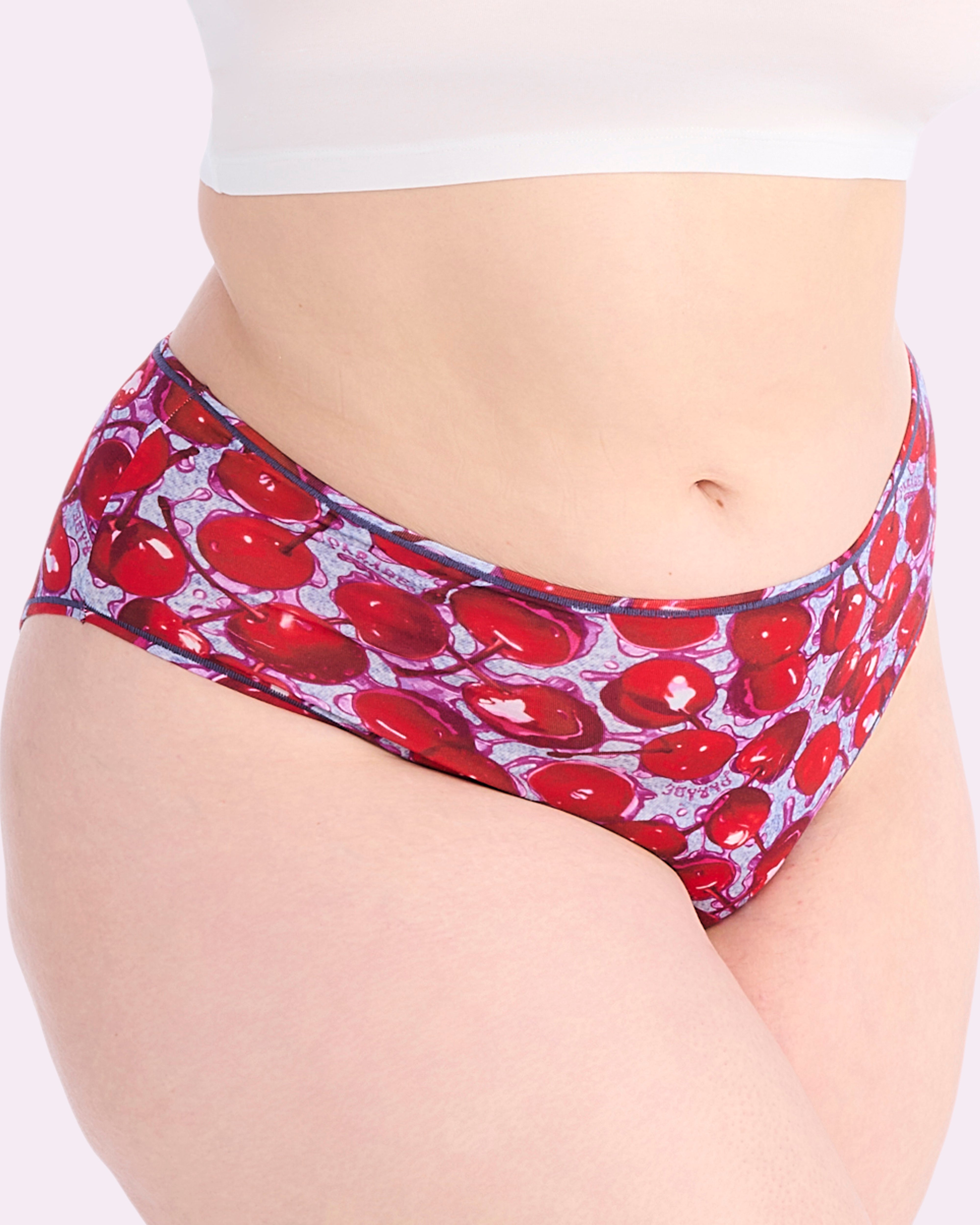 Vintage High Rise Brief | New:Cotton (Wet Cherries)、mySite、bengalsvssteelers