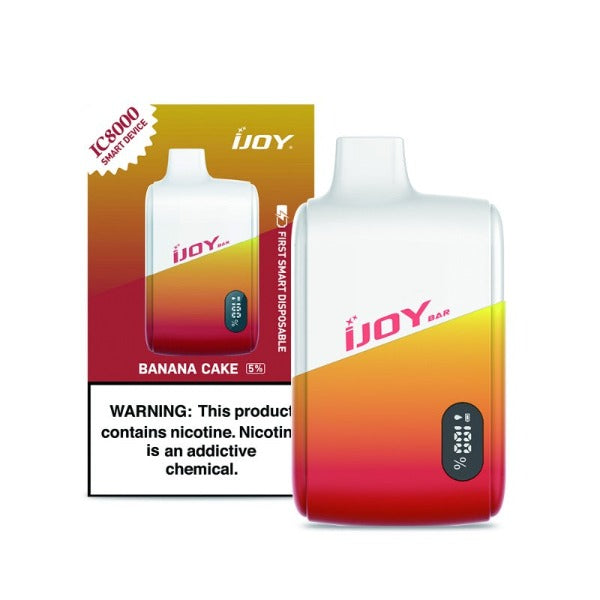 iJoy Bar IC8000 8000 Puffs Rechargeable Disposable Vape 18mL、mySite、zt4zffjzw