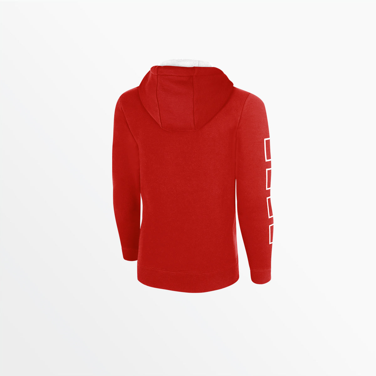 MEN'S FLEECE HOODIE WITH LOGO AND 4 CUBE SLEEVES