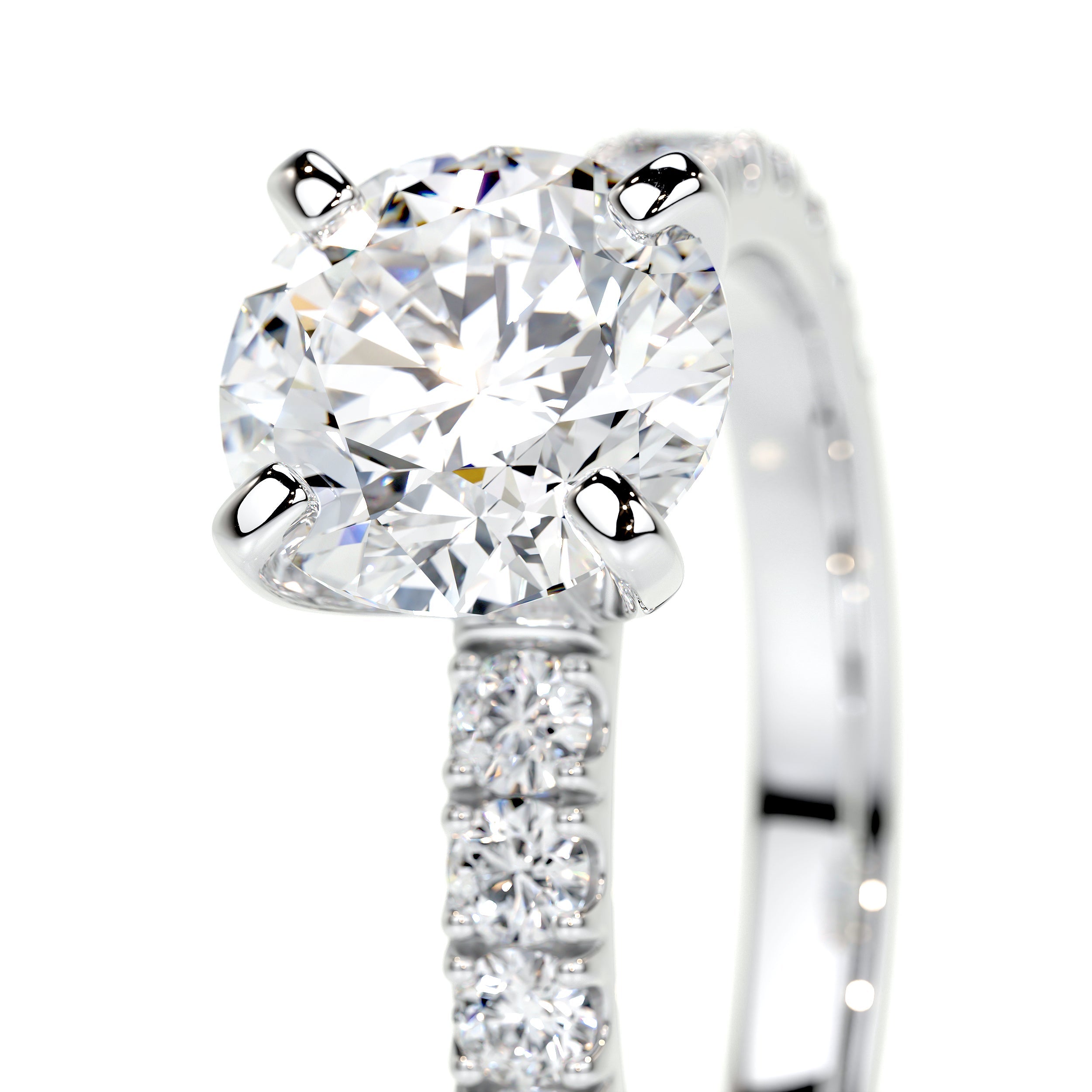 Alison Lab Grown Diamond Ring -18K White Gold、mySite、hinf8tx79