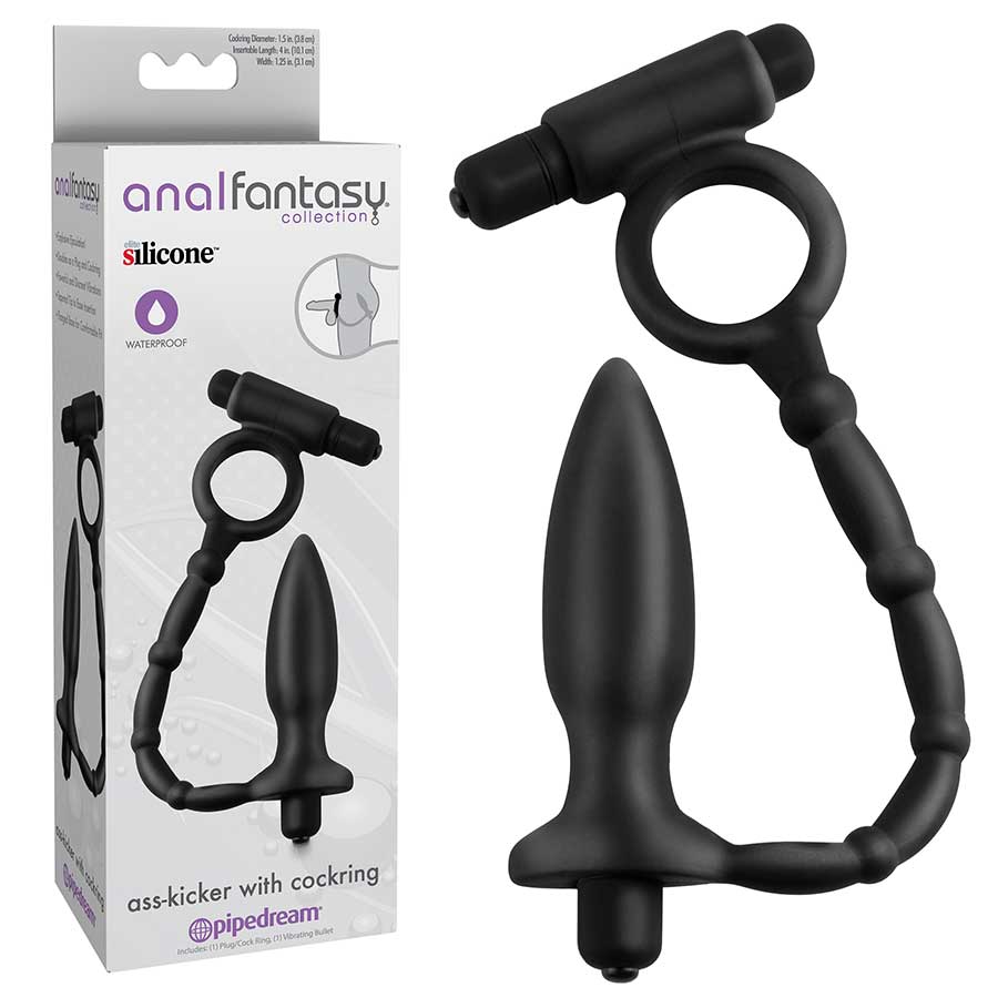 Anal Fantasy Ass Kicker With Cock Ring by Pipedream Products、mySite、bottomscart