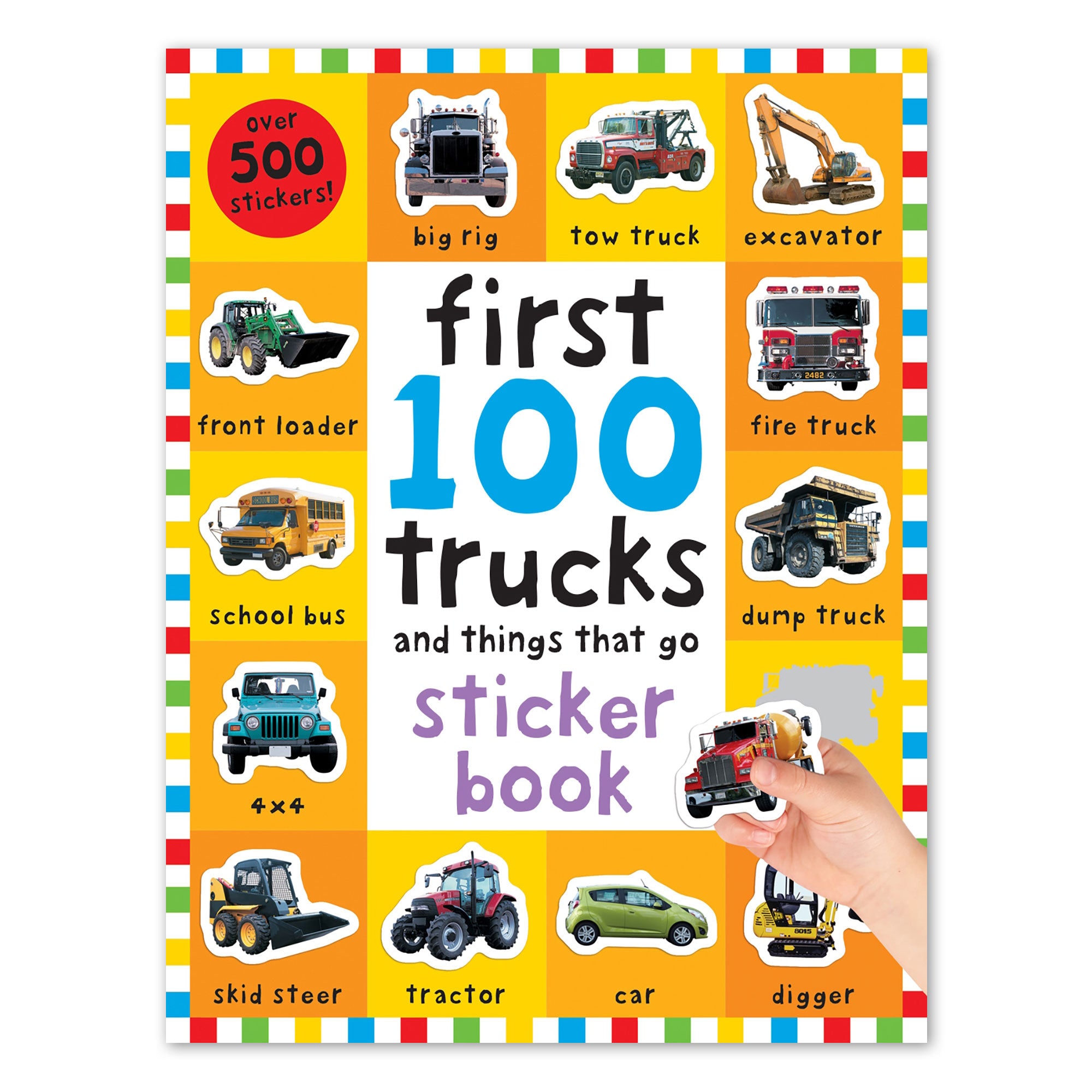  First 100 Trucks and Things that Go Sticker Activity Book、mySite、ghnorth