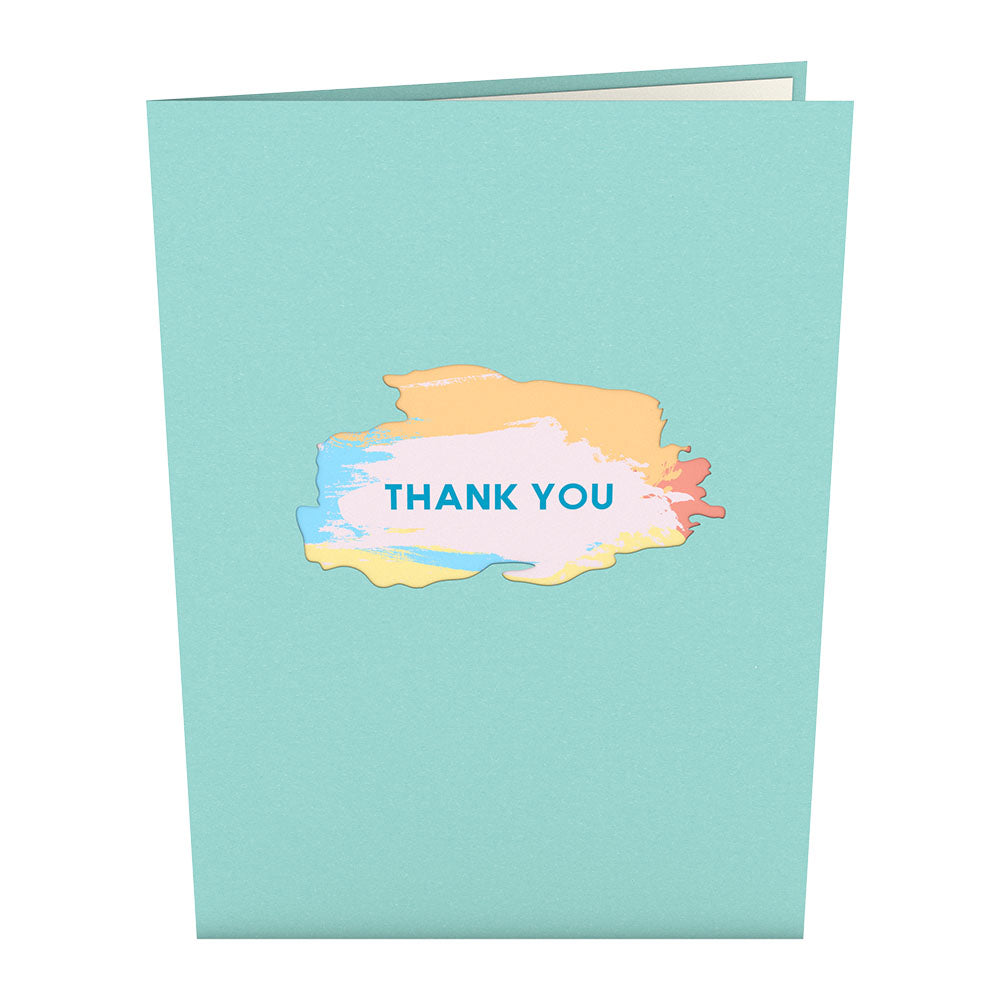 Artistic Thank You Pop-Up Card、mySite、solidvoid