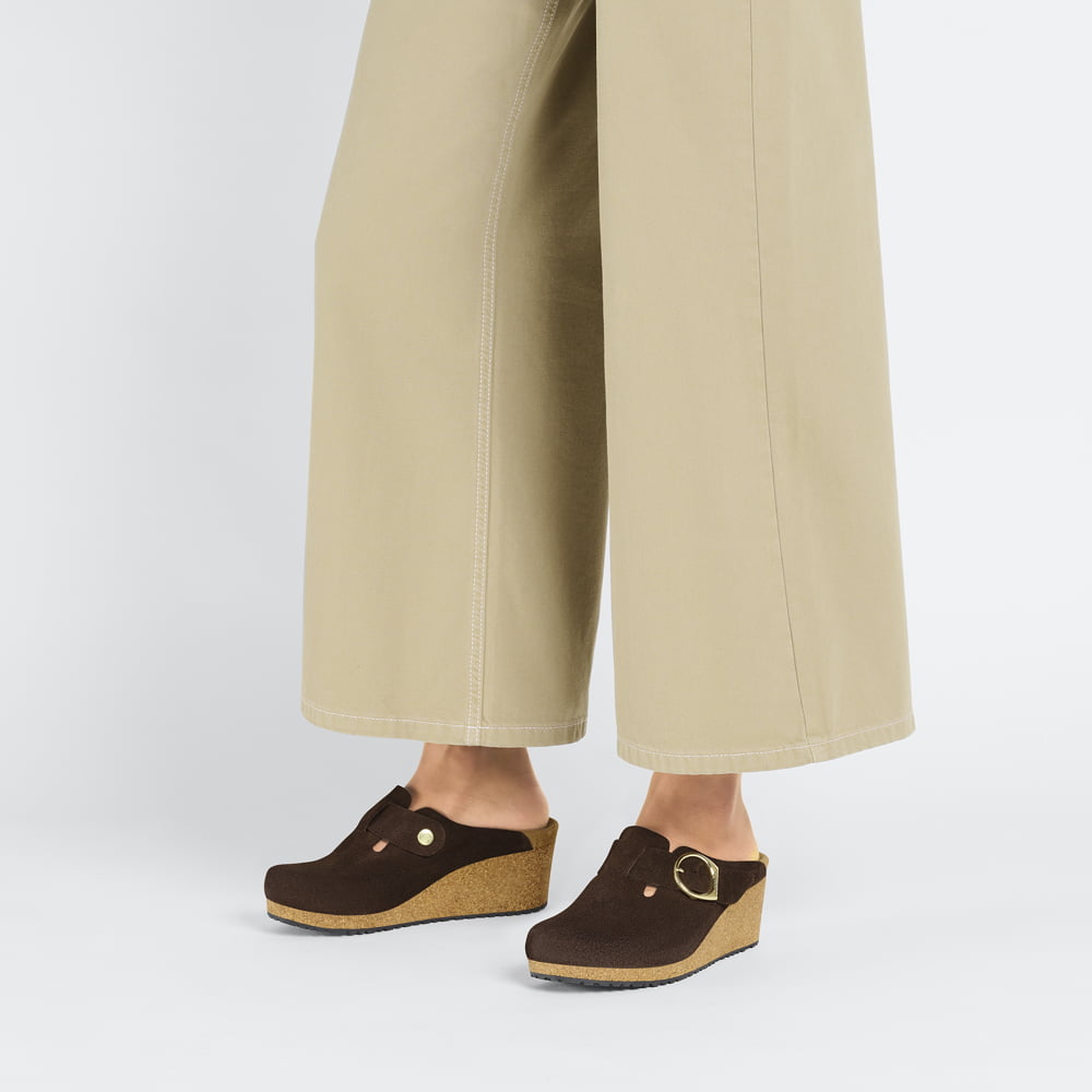 Fanny Ring-Buckle Suede Leather、mySite、gtrtttuynbv