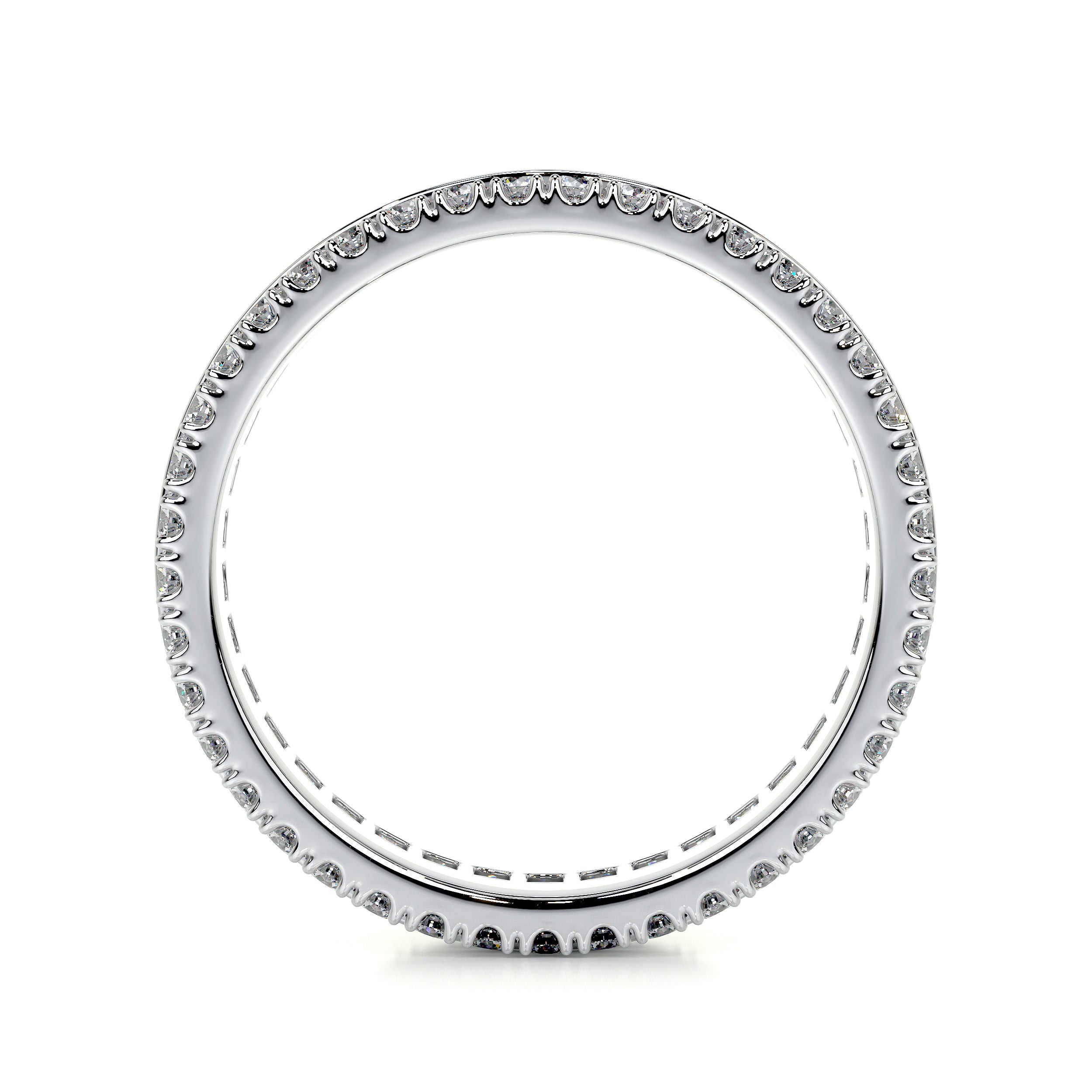 Paige Lab Grown Eternity Wedding Ring (4 Carat) -14K White Gold、mySite、hinf8tx79