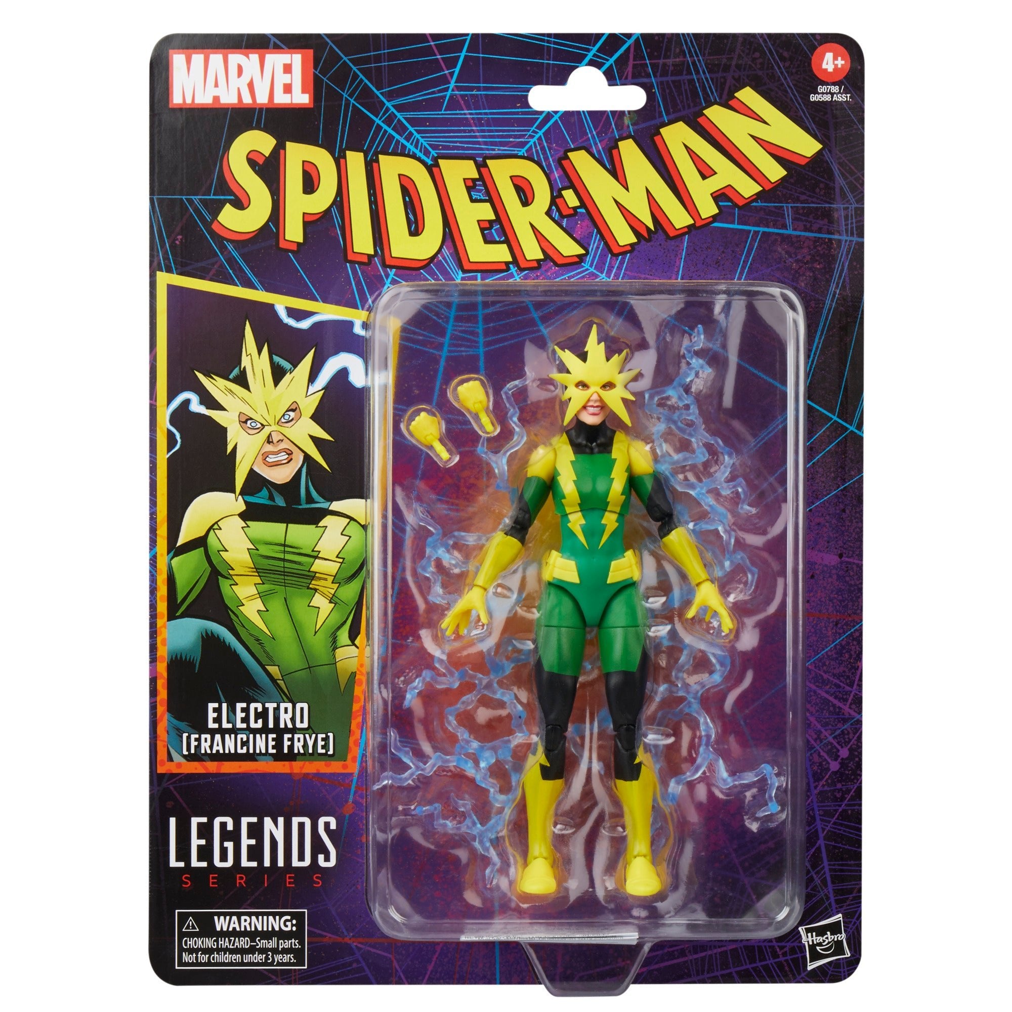 Marvel Legends Series Electro (Francine Frye)、mySite、hgirdovlk