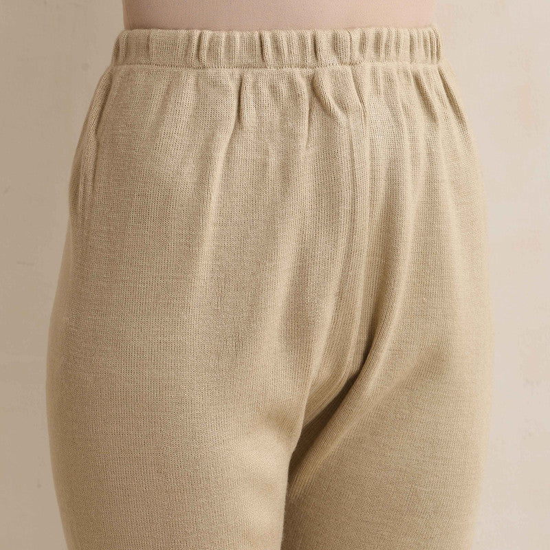 Woolen Solid Leggings For Women | Beige、mySite、camillekostekn