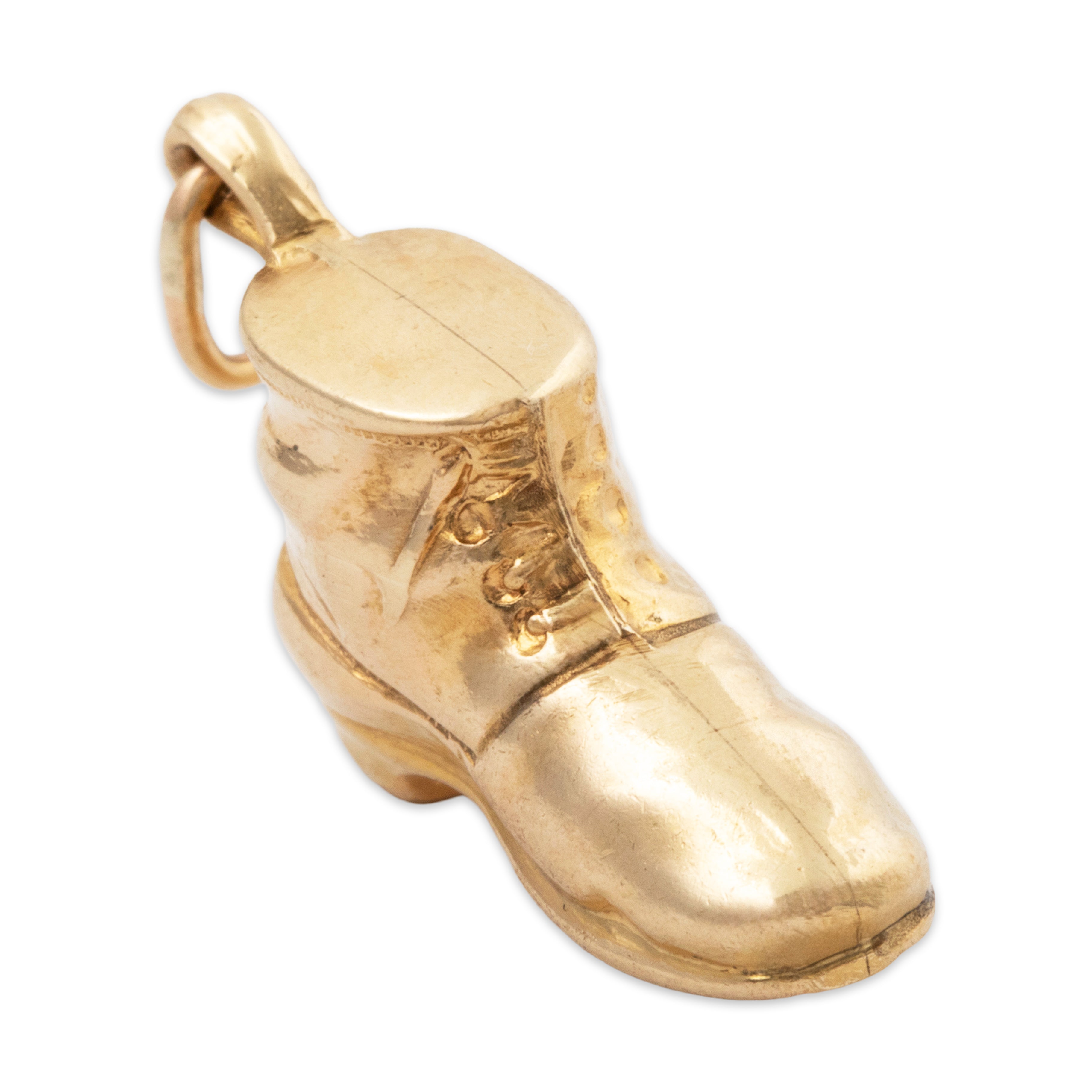 Vintage 10k Yellow Gold Boot Pendant / Charm、mySite、hinf8tx79
