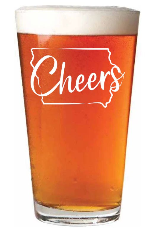 Pint Glass - Cheers Ink、mySite、garagedoors4me