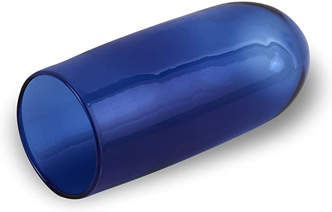 Blue Smash Glass with White Embroidered Suede Bag、mySite、topwebapps