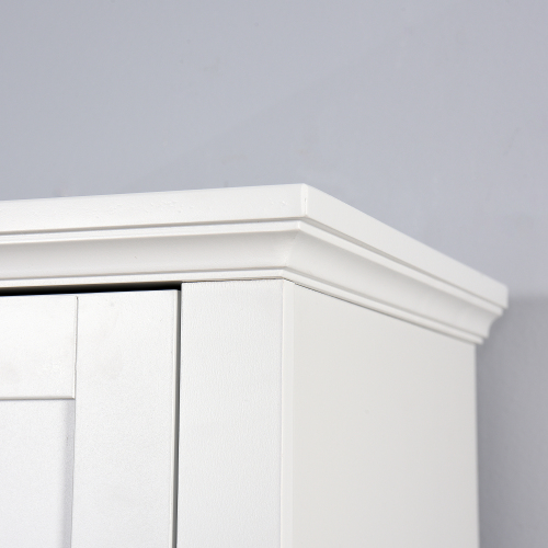 White Lift Top Entryway Storage Cabinet with 2 Safety Hinge, Wooden Toy Box、、casual