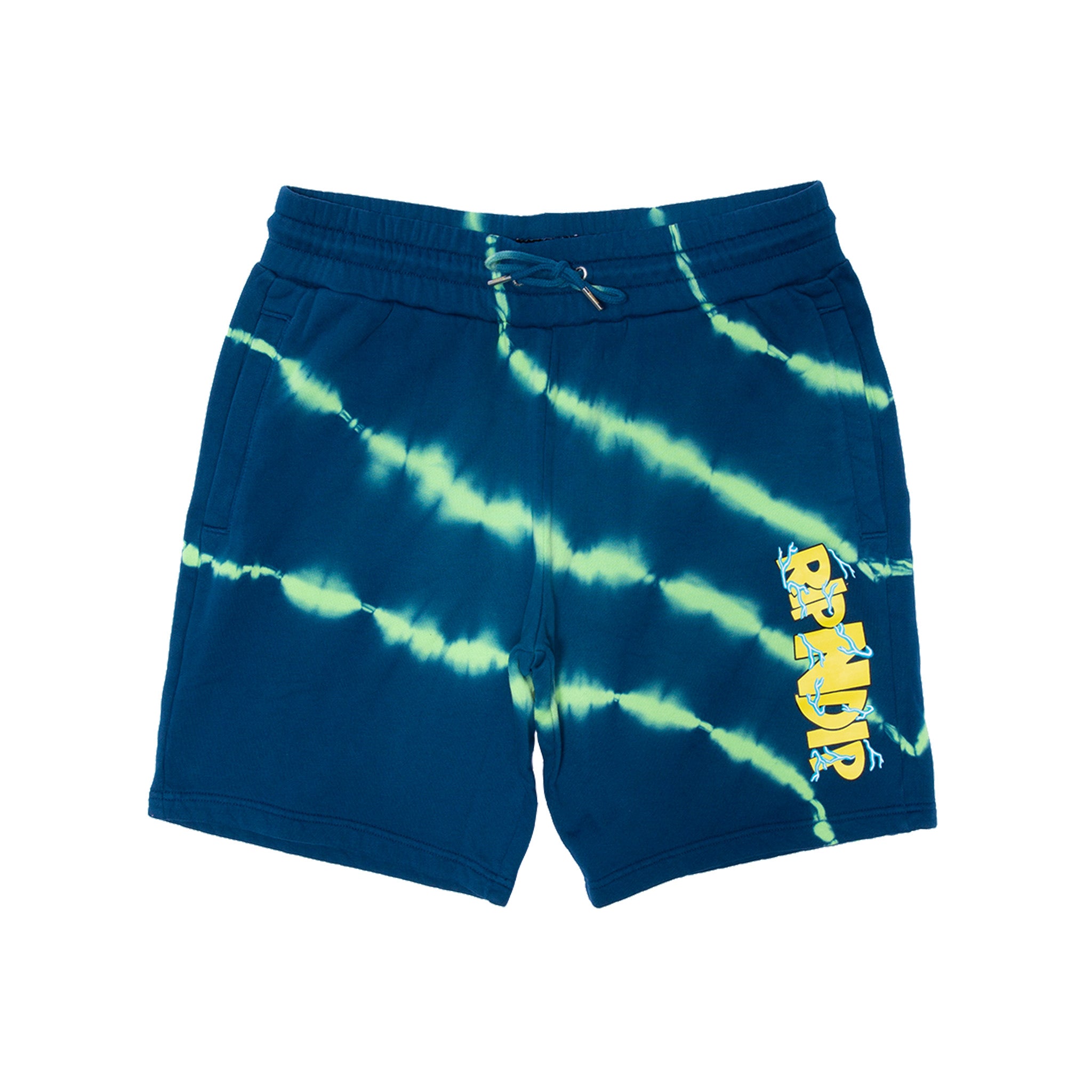  Super Sanerm Sweatshorts (Navy/Neon Green Dye)、mySite、merchandisen