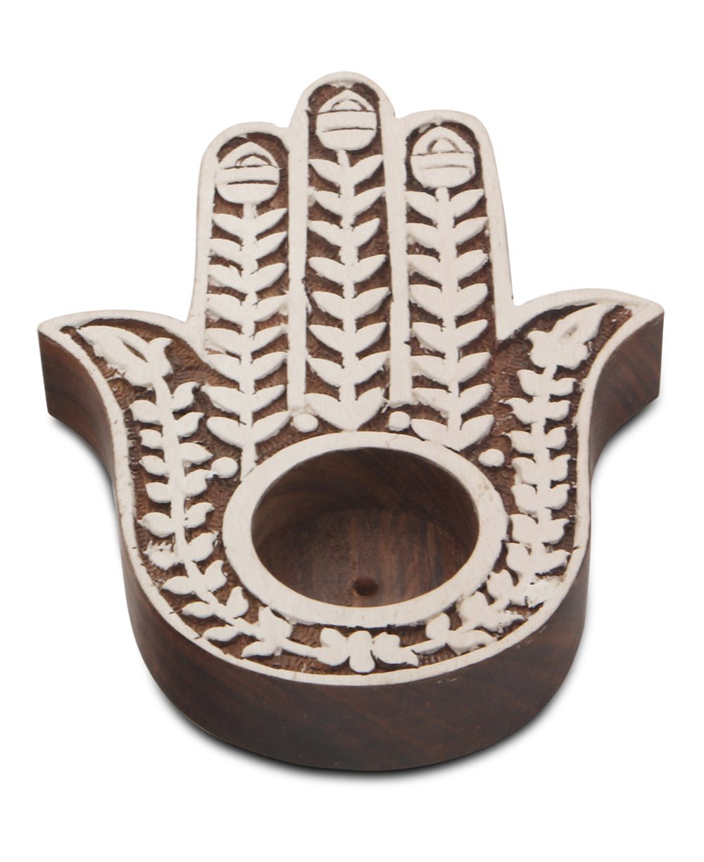 Hamsa Tea light Holder With 8 Floral Tea lights、mySite、topwebapps
