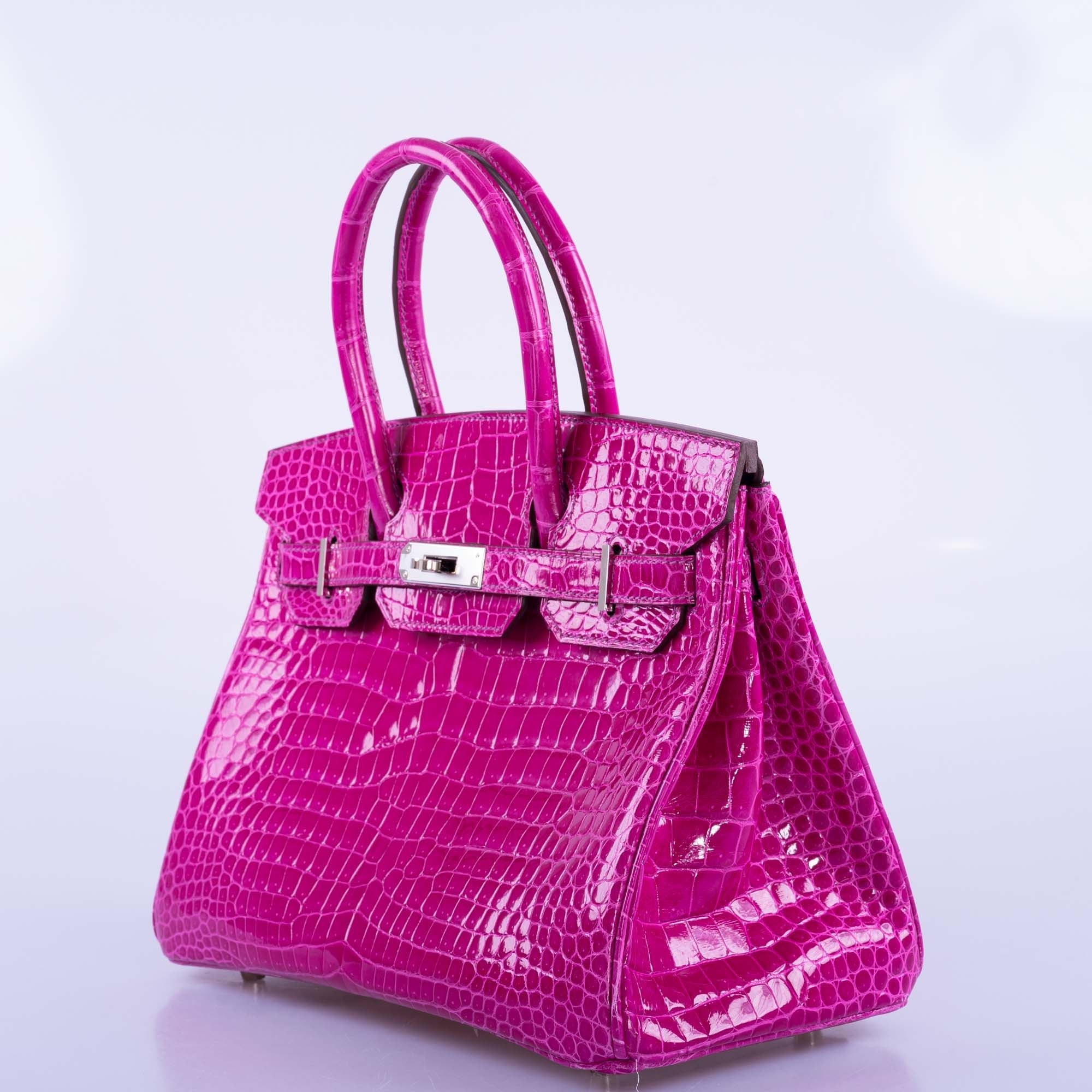 Hermès Birkin 30 HSS Rose Scheherazade Porosus Crocodile, Cassis Interior Palladium Hardware、mySite、garminoutage.com