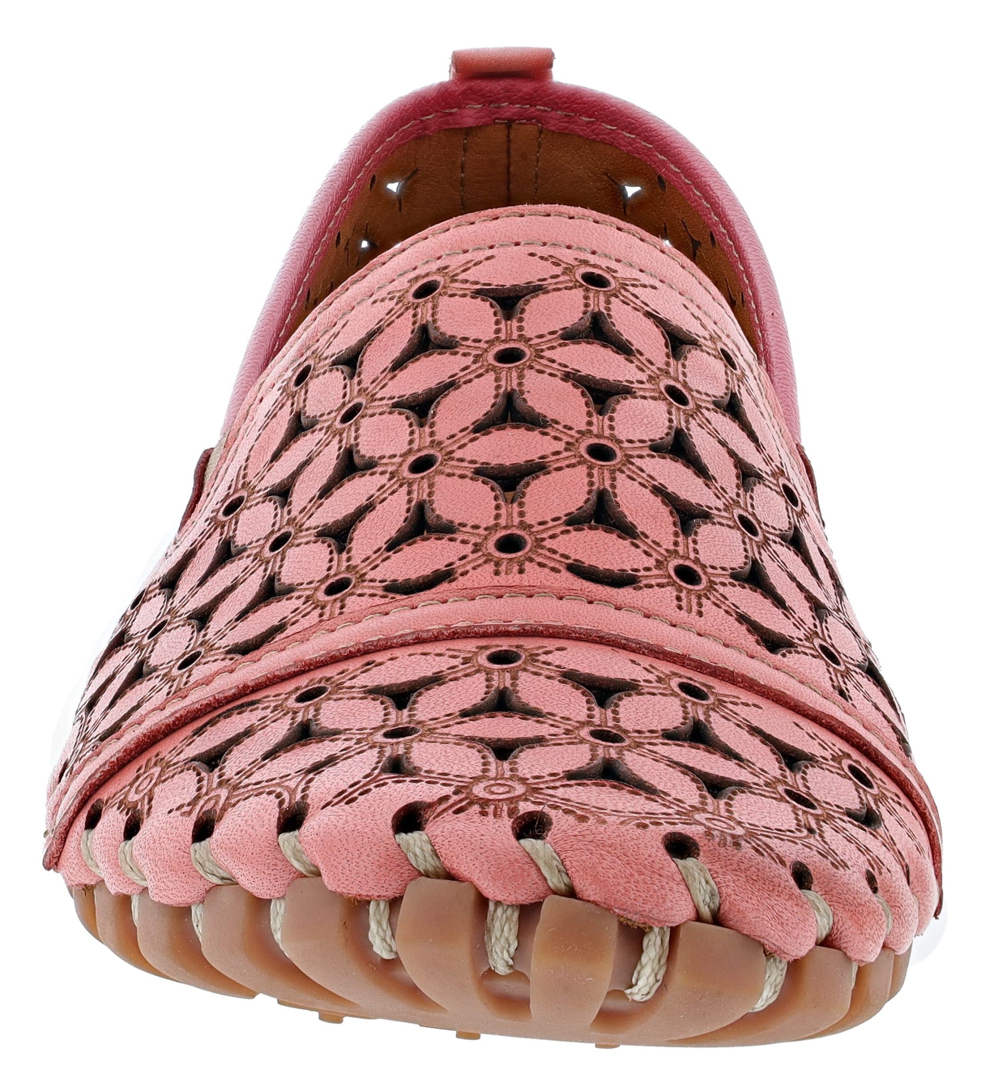 Spring Step Women's Flowerflow Perforated Slip-On Walking Shoes、mySite、dreamappss