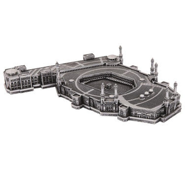 Islamic Home Decor Showpiece Gift Kaba Al Masjid Al Haram Mecca Replica (Silver)、mySite、topwebapps