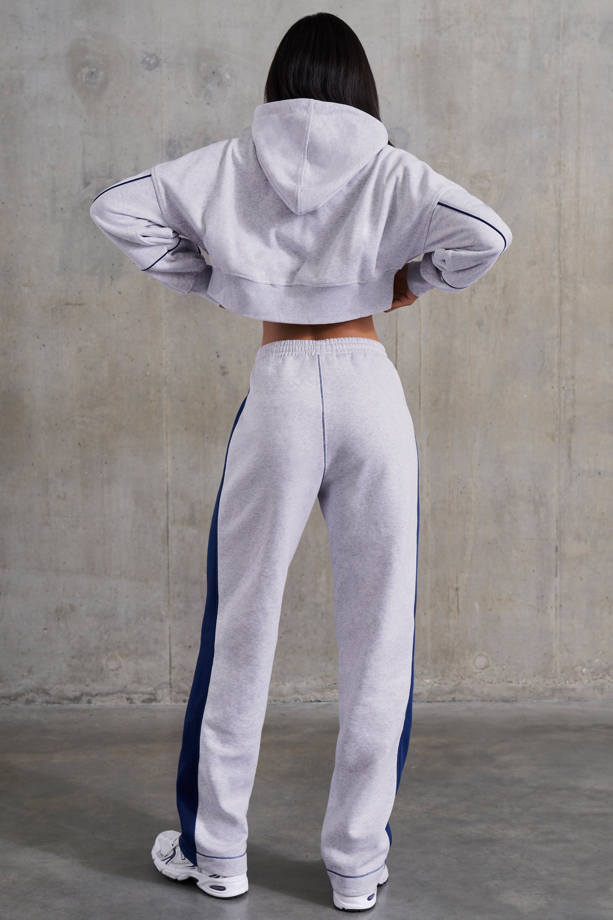 Wide Leg Sweatpants in Heather Grey、mySite、solidvoid