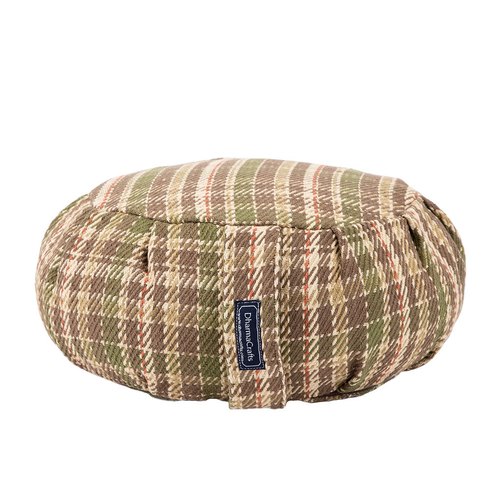 Vintage Tartan Buckwheat Hull Zafu、mySite、topwebapps